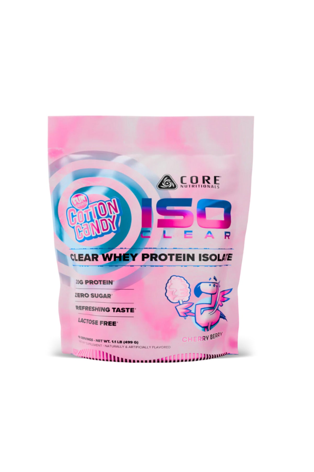 Core Nutritionals PROTIEN ISO Clear 1.1lb (100% Isolate) Fun Sweets Cherry Berry