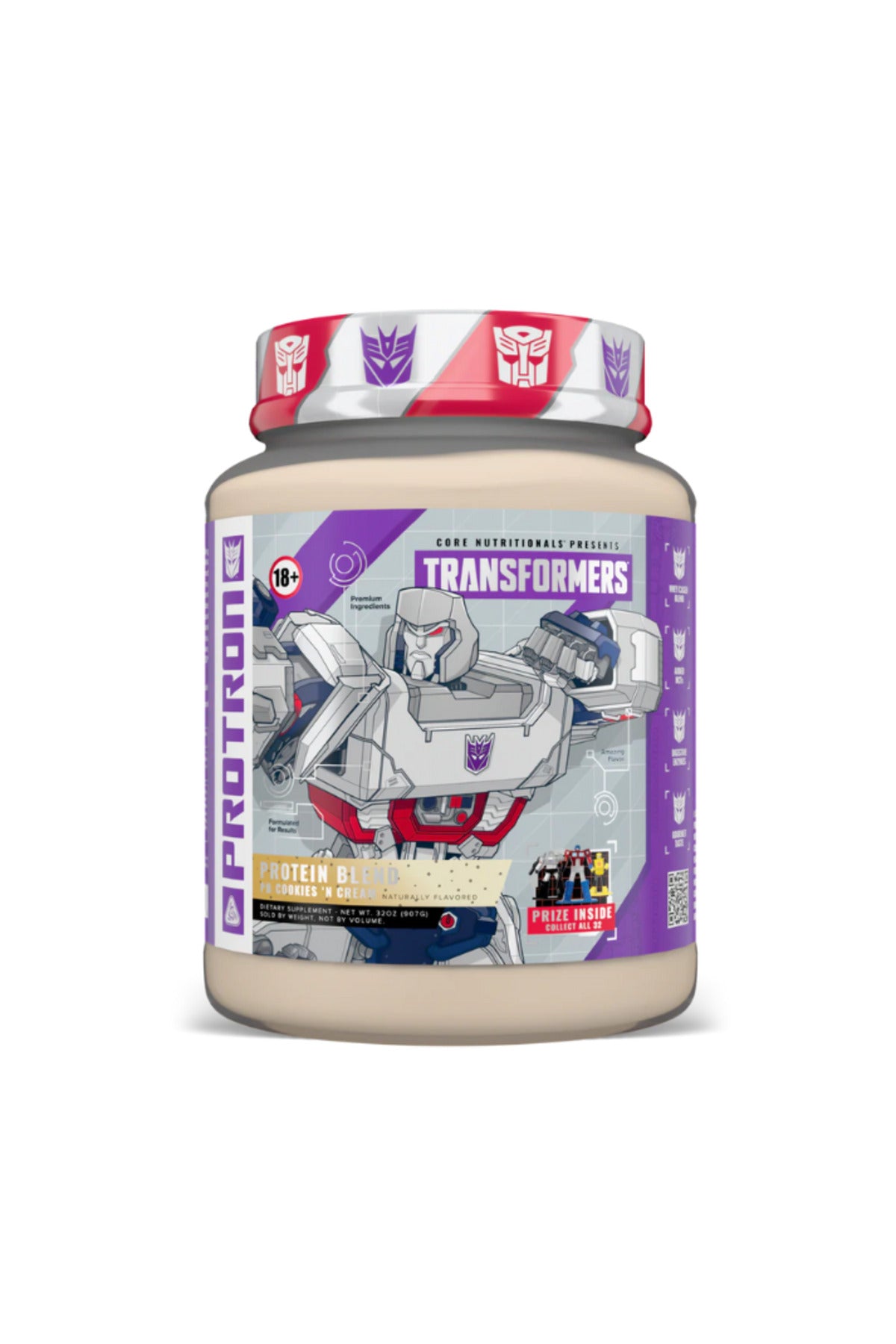 Core Nutritionals PROTIEN TRANSFORMERS PROTRON 2lb (Whey Blend) PB Cookies 'n Cream (Megatron)