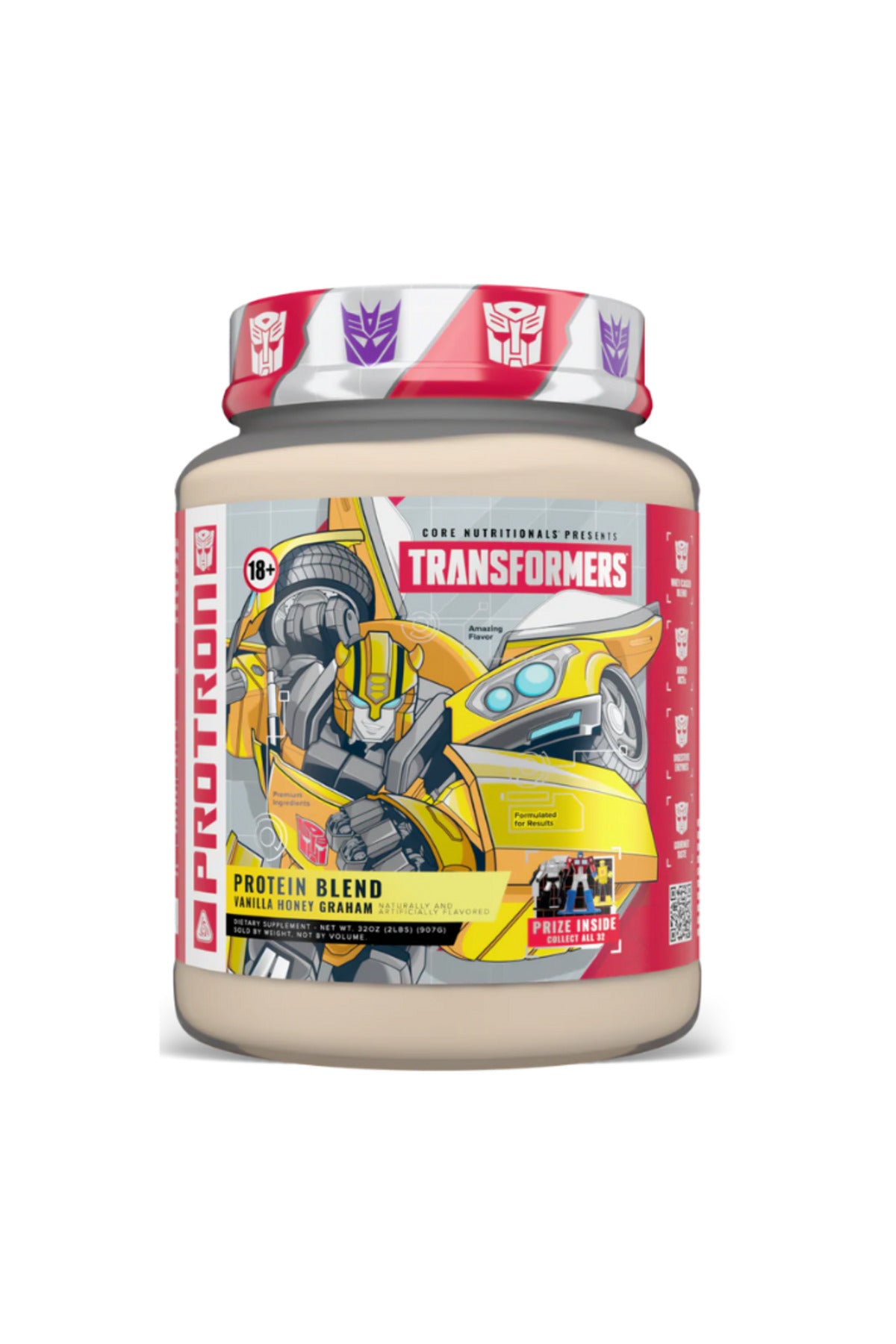 Core Nutritionals PROTIEN TRANSFORMERS PROTRON 2lb (Whey Blend) Honey Vanilla (Bumblebee)