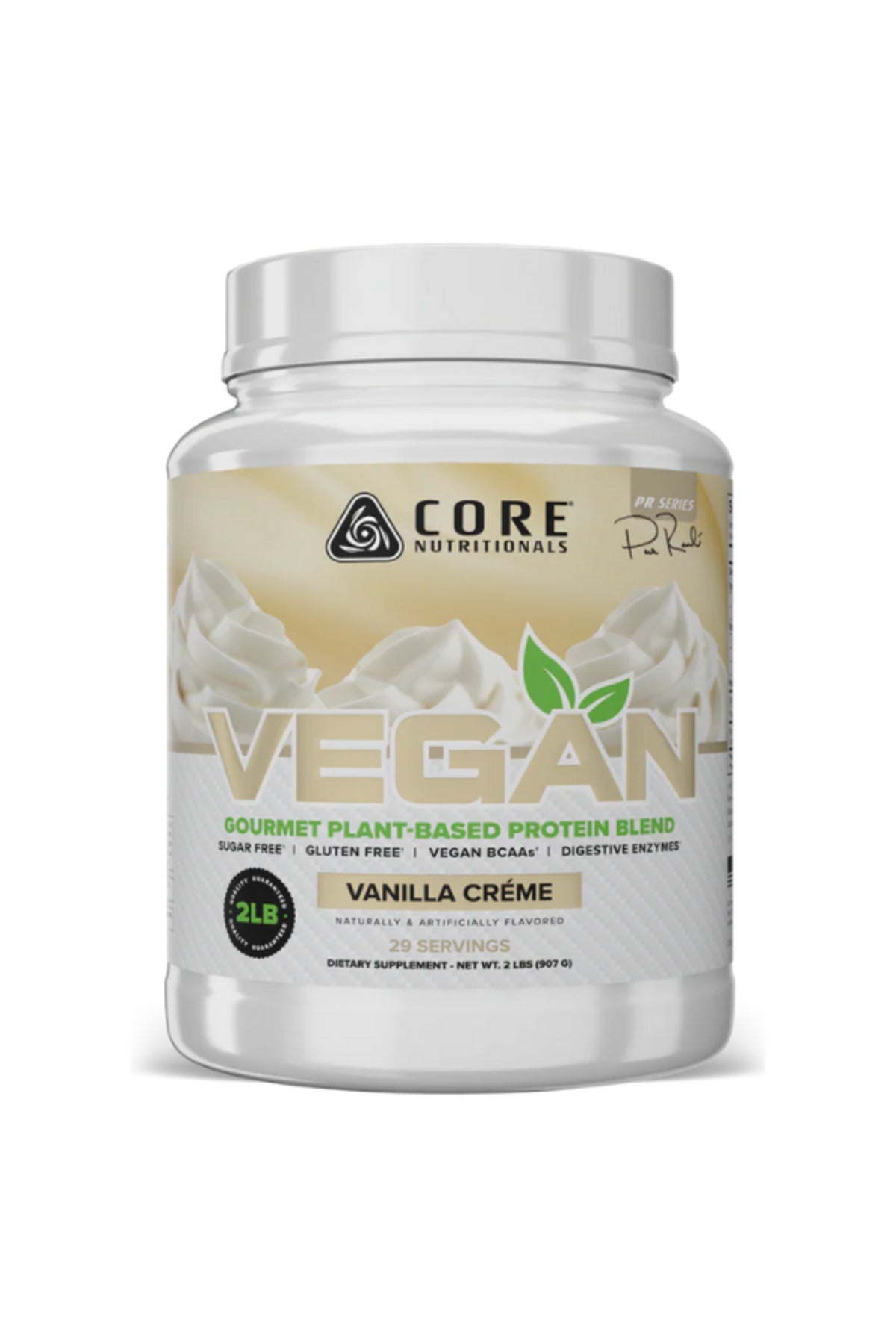 Core Nutritionals PROTIEN VEGAN 2lb Vanilla Crème