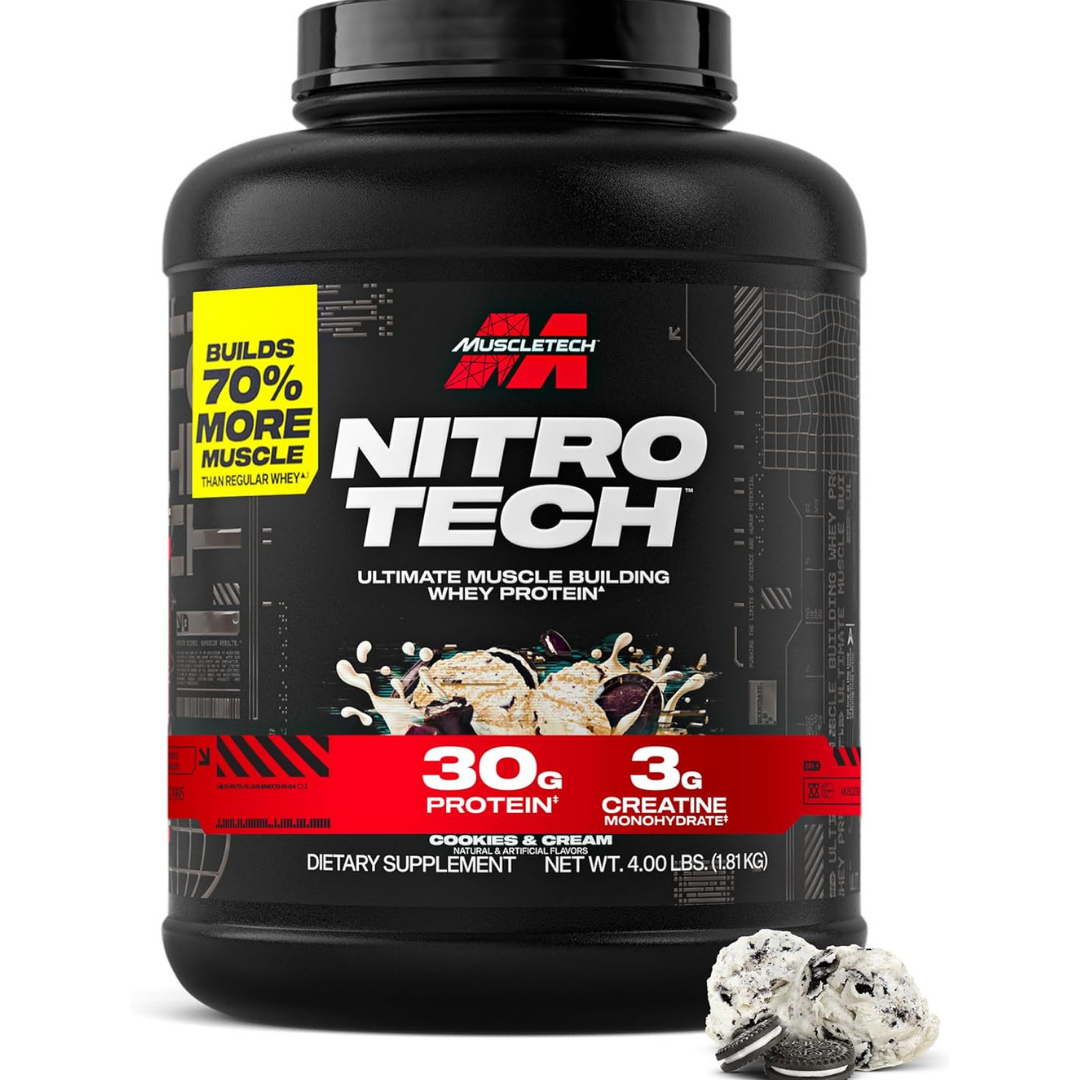 MuscleTech Performance Series Nitro Tech Cookies and Cream 4lbs (1.81 kg) US