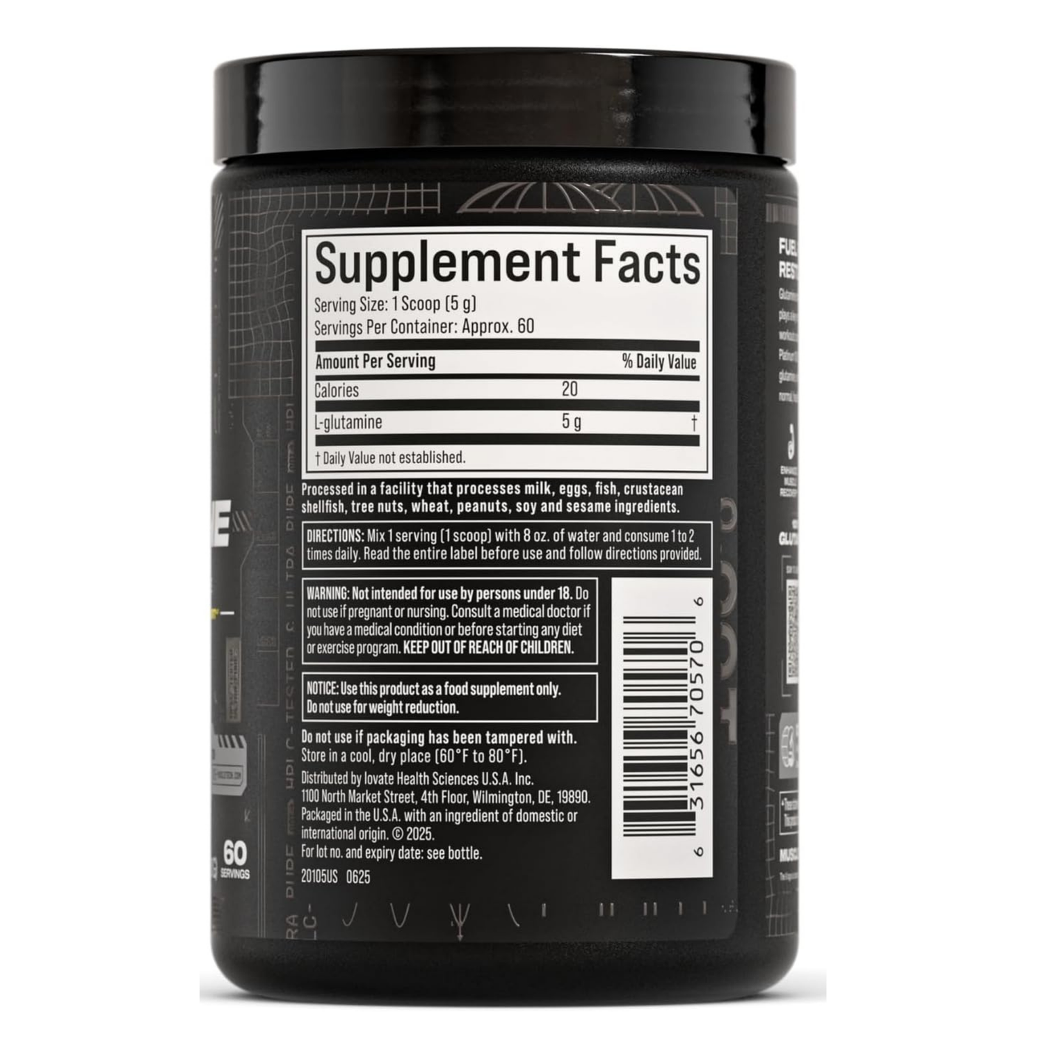 MuscleTech 100% Glutamine 300g