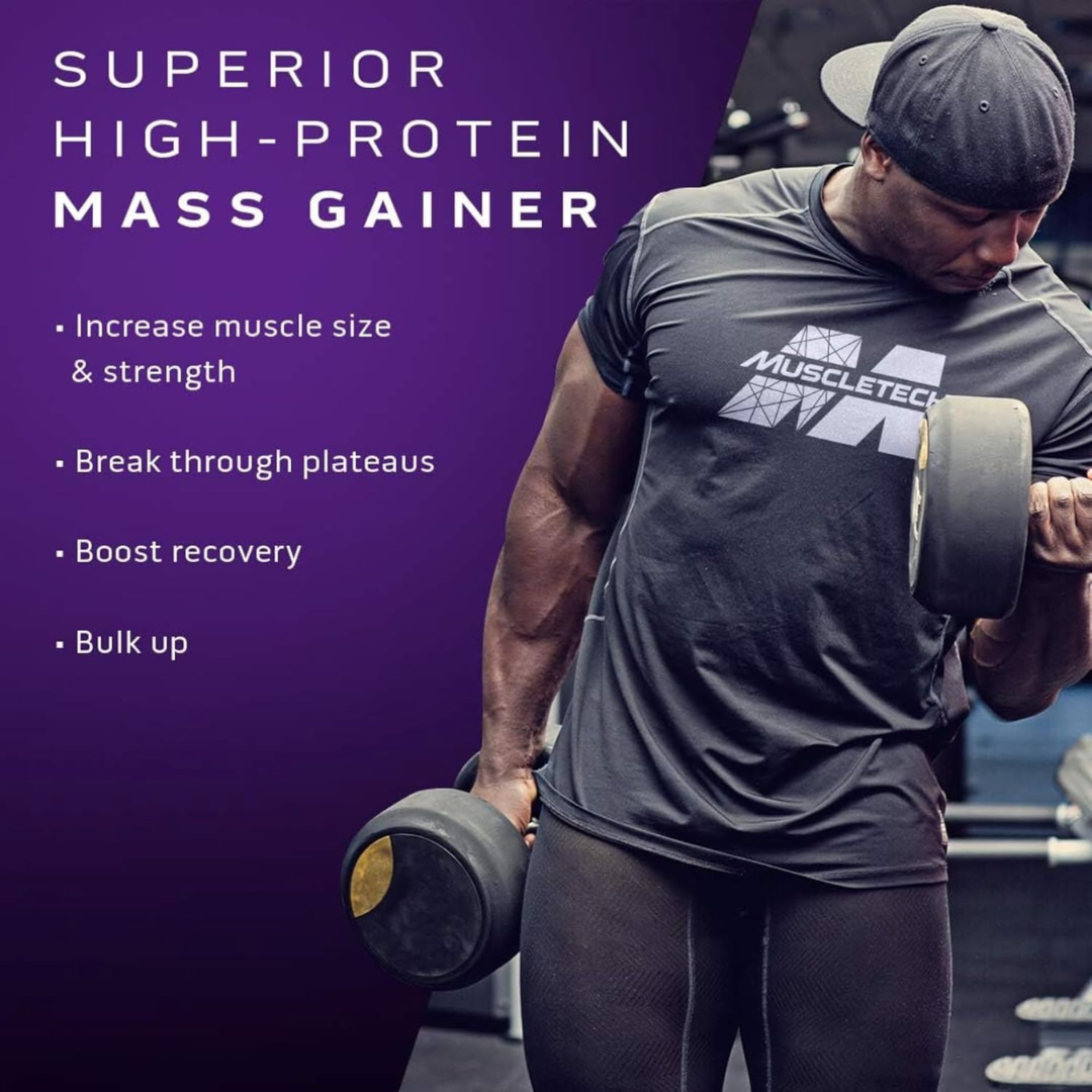 MuscleTech 100% Mass Gainer Chocolate Fudge Brownie 5.15lbs