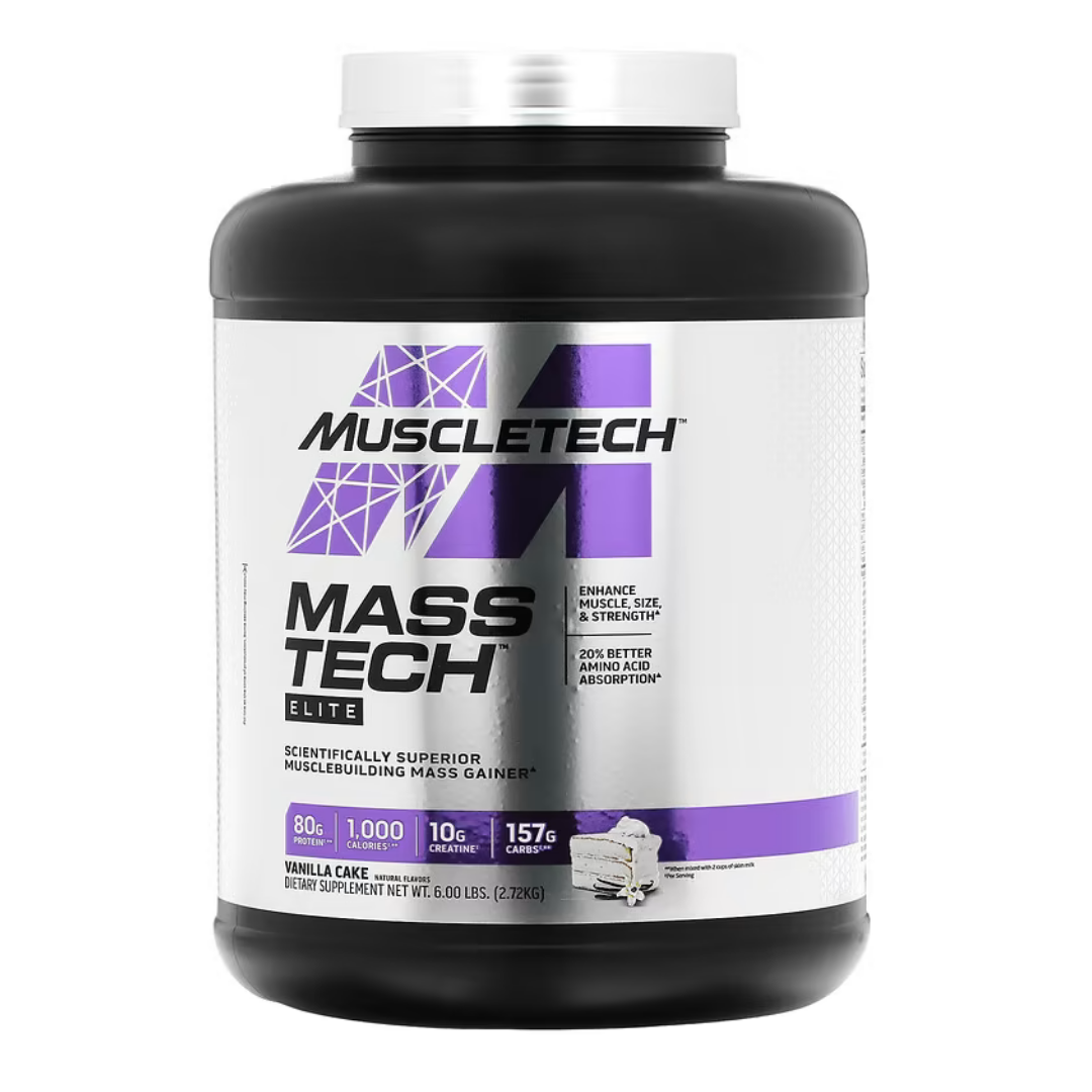 MuscleTech Mass Tech Elite Vanilla Cake 6lbs US (RB)
