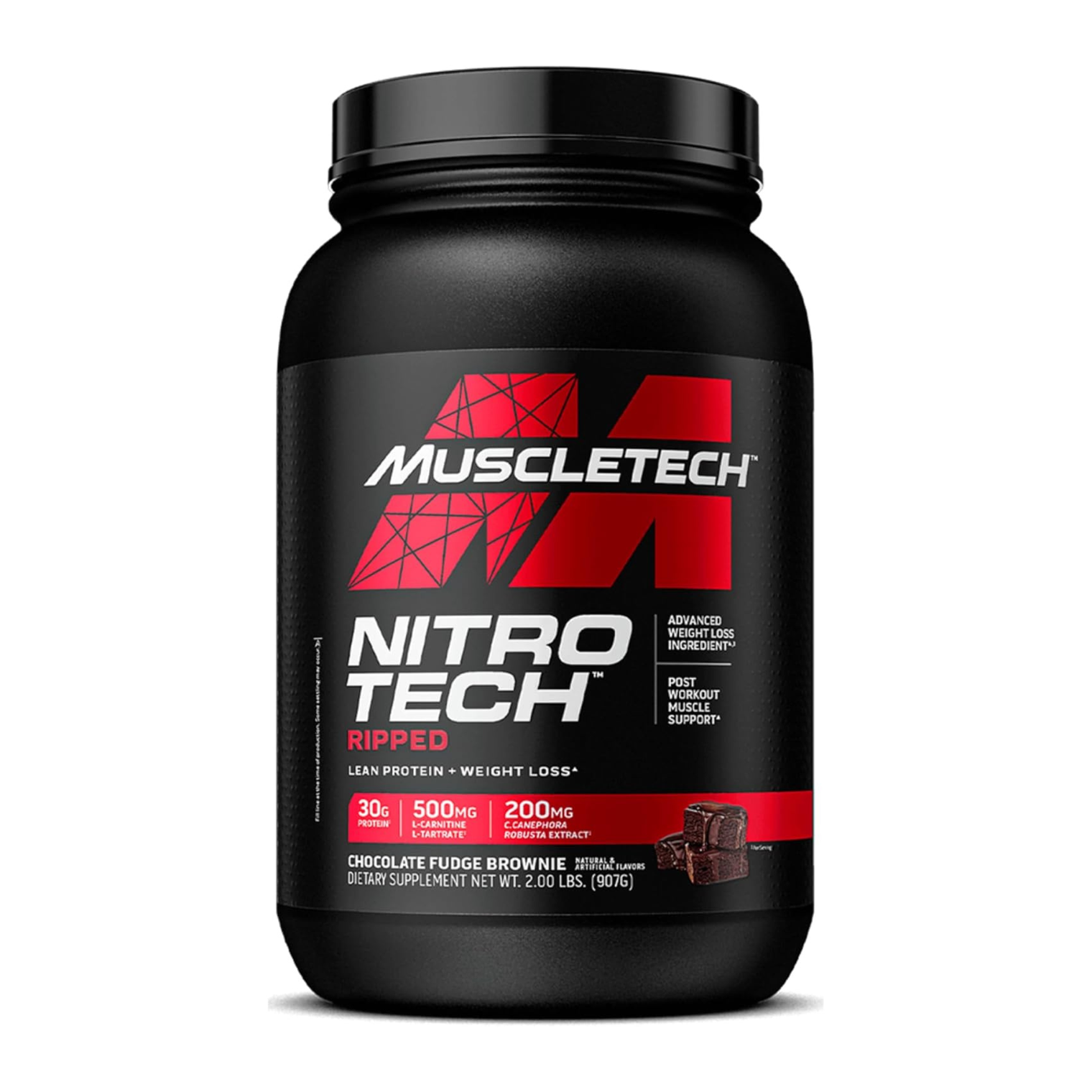 McleTech Nitro Tech Ripped Chocolate Fudge Brownie 2lbs