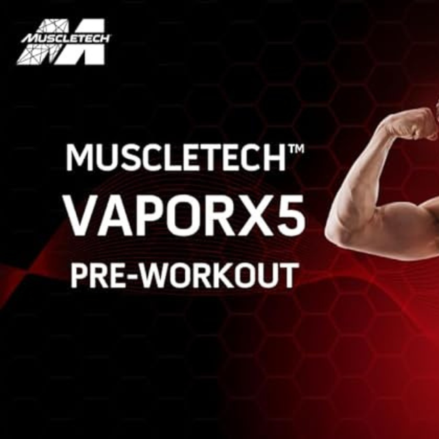 MuscleTech VaporX5 30 servings Blue Razz Freeze