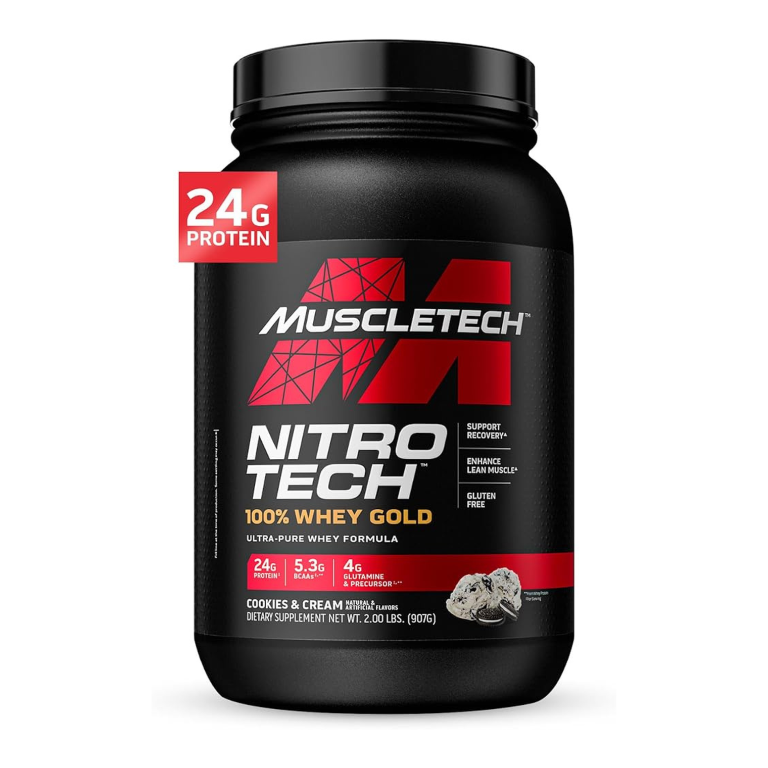 McleTech Nitro Tech 100% Whey Gold Cookies and Cream 2lbs