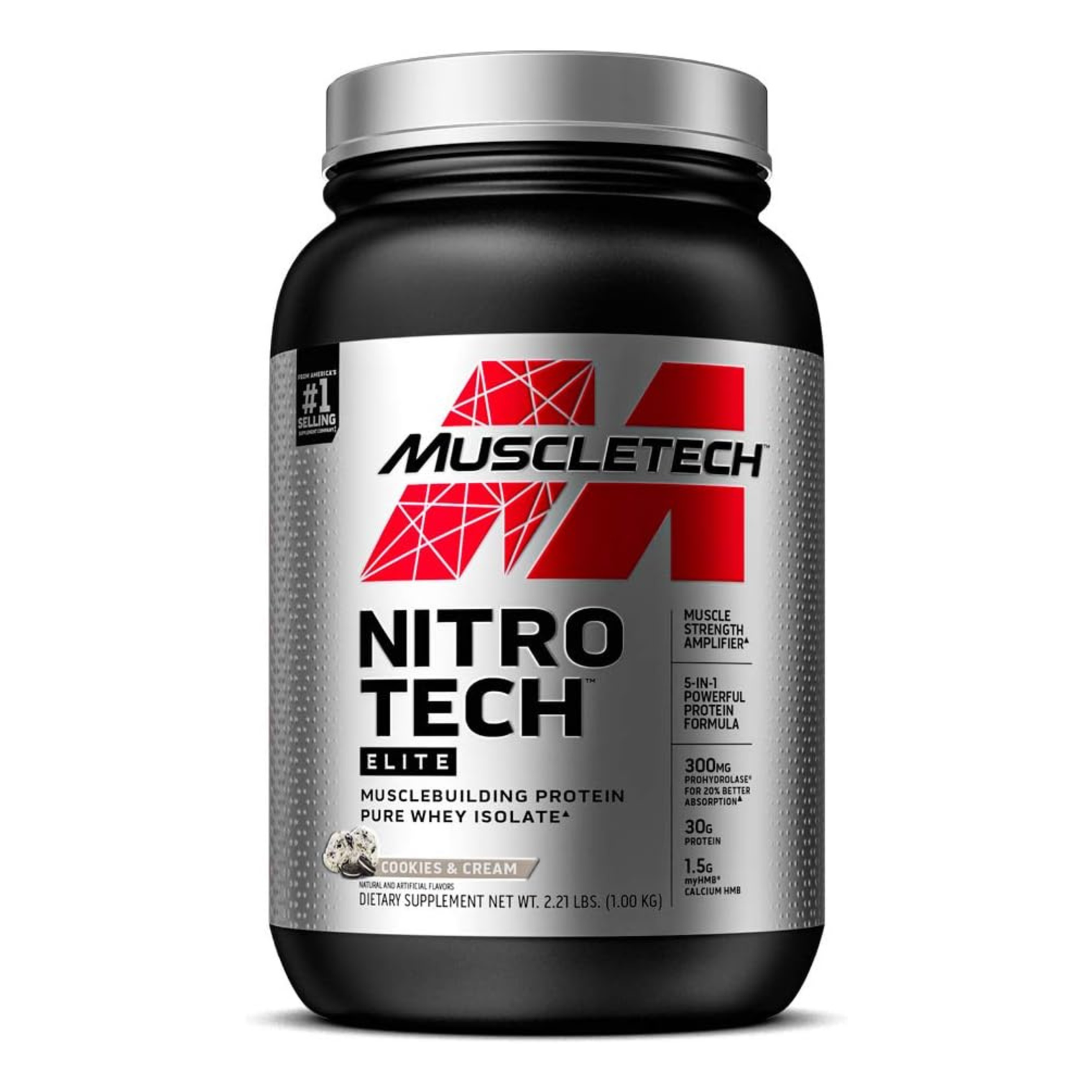 MuscleTech Nitro Tech Elite Cookies and Cream 1 kgs