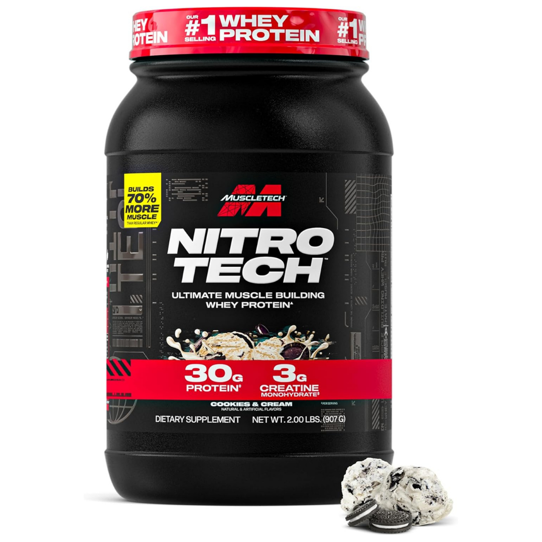 MuscleTech Nitro Tech Cookies and Cream 2.2lbs US (RB)