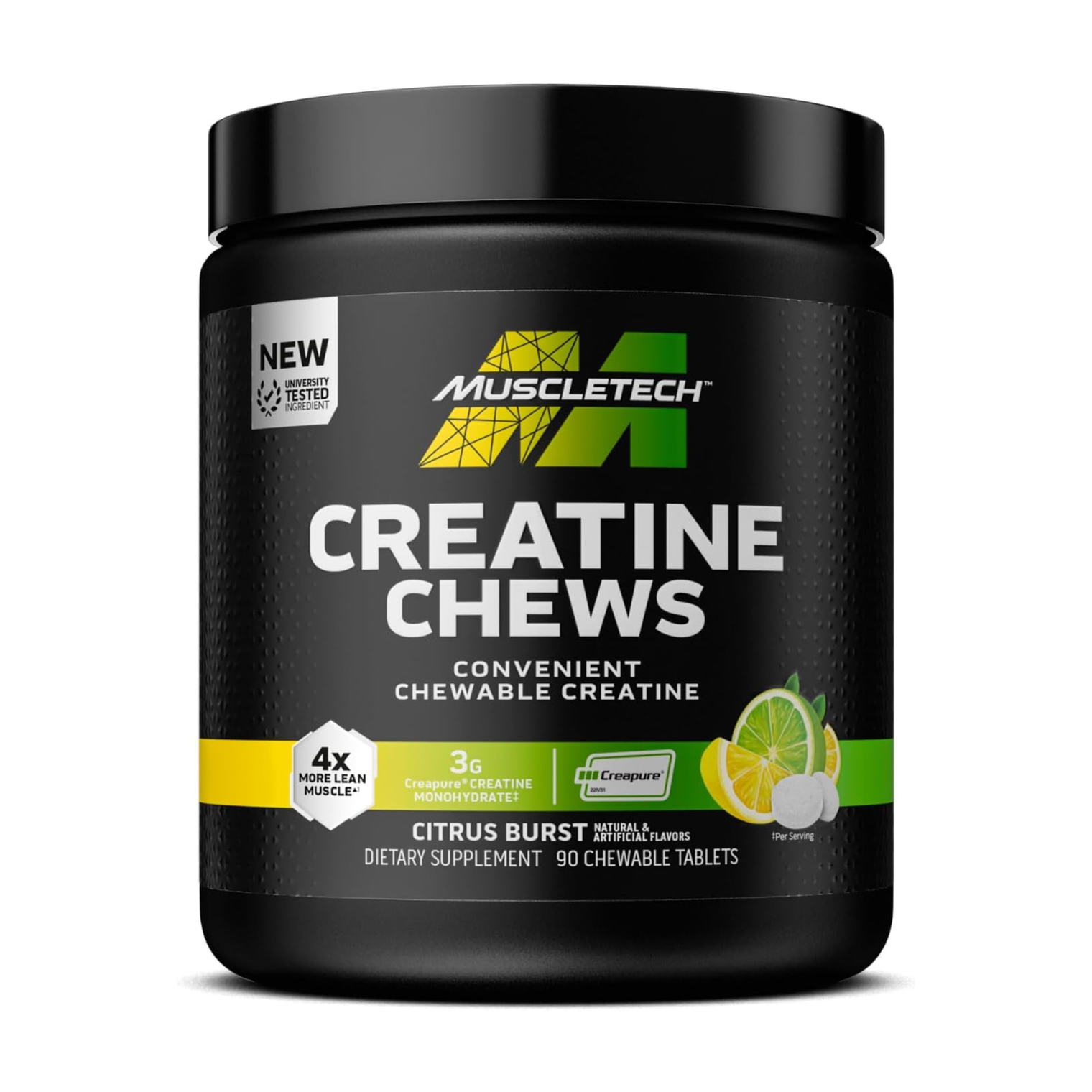 McleTech Creatine Chews Citr Burst 90 ct