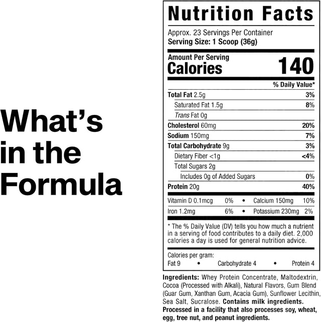 MuscleTech Grass Fed 100% Whey Protein Triple Chocolate 1.8lbs