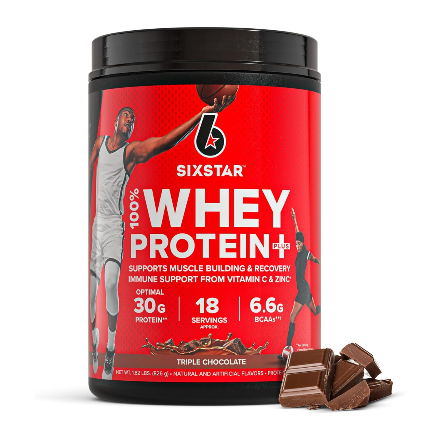 Six Star 100% Whey Protein Pl Triple Chocolate 1.8lbs