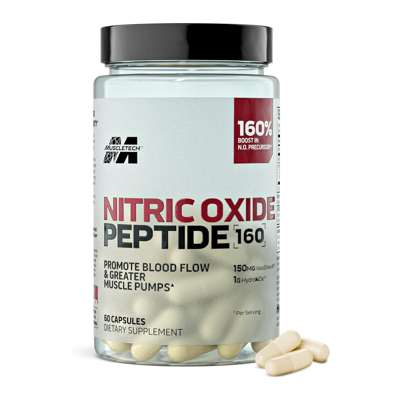McleTech Nitric Oxide Peptide 160 60ct