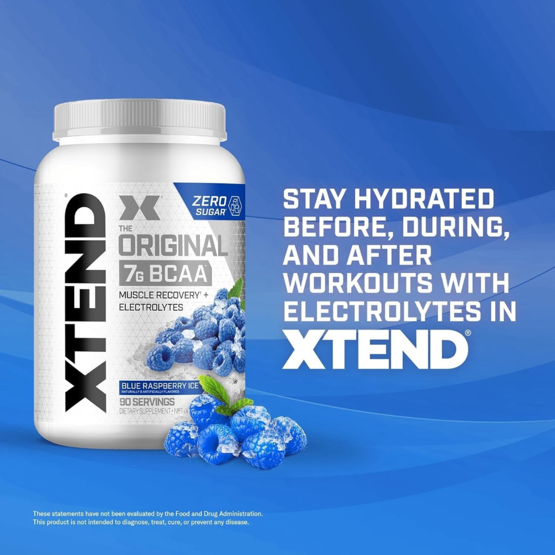 Xtend Blue Raspberry Ice Powder 90 Servings