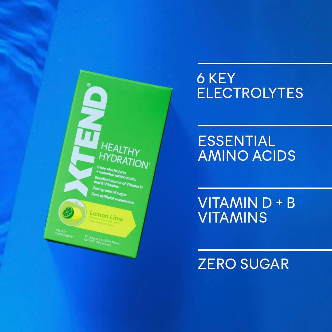 Xtend Hydration Lemon Lime Powder 15 Servings