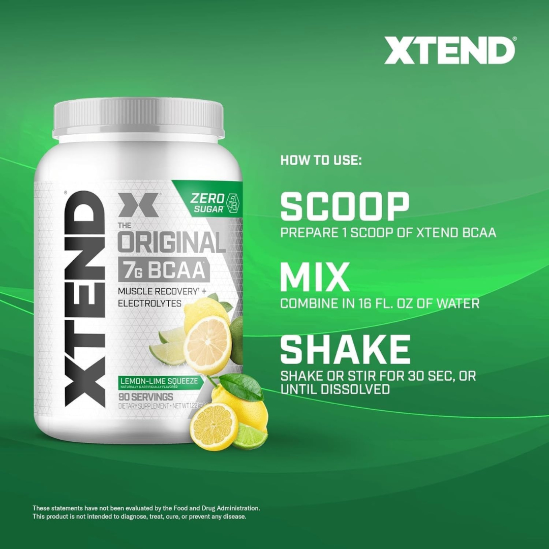 Xtend Lemon Lime Squeeze Powder 90 Servings