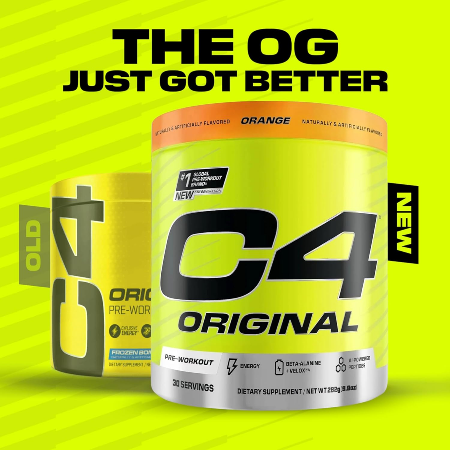 C4 Original Orange Powder 30 Servings