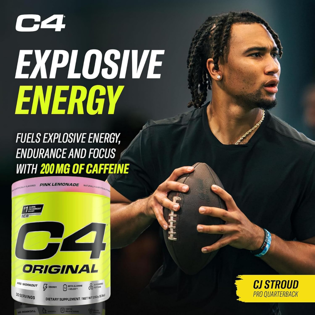 C4 Original Pink Lemonade Powder 30 Servings