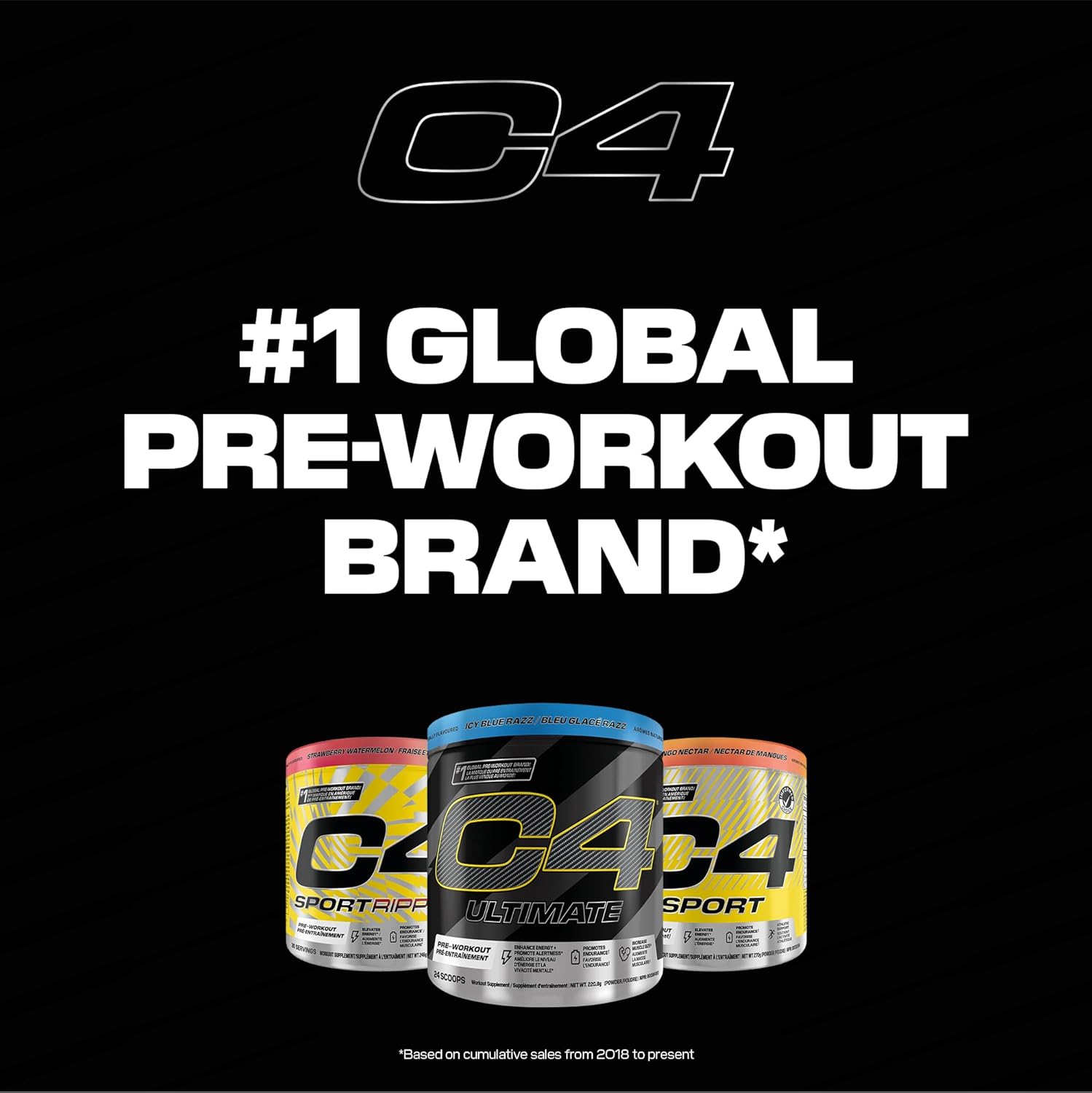 C4 Original Pink Lemonade Powder 50 Servings