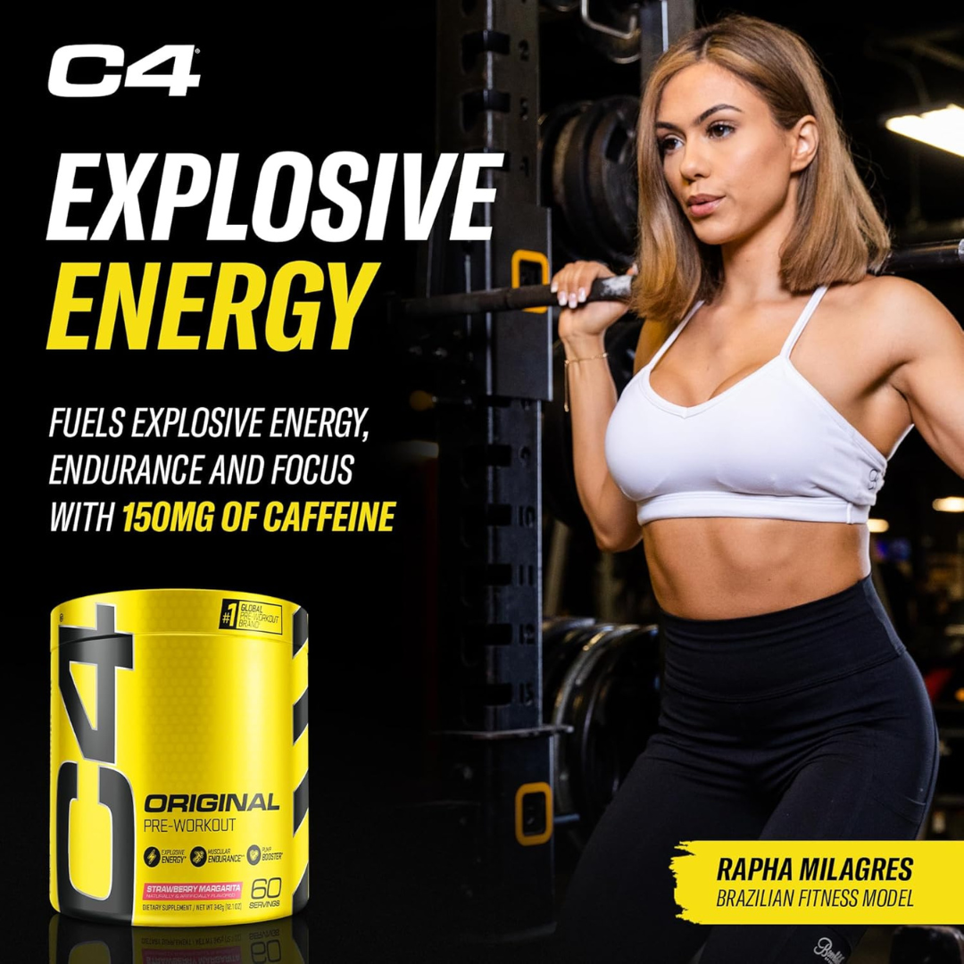 C4 Original Strawberry Margarita Powder 60 Servings