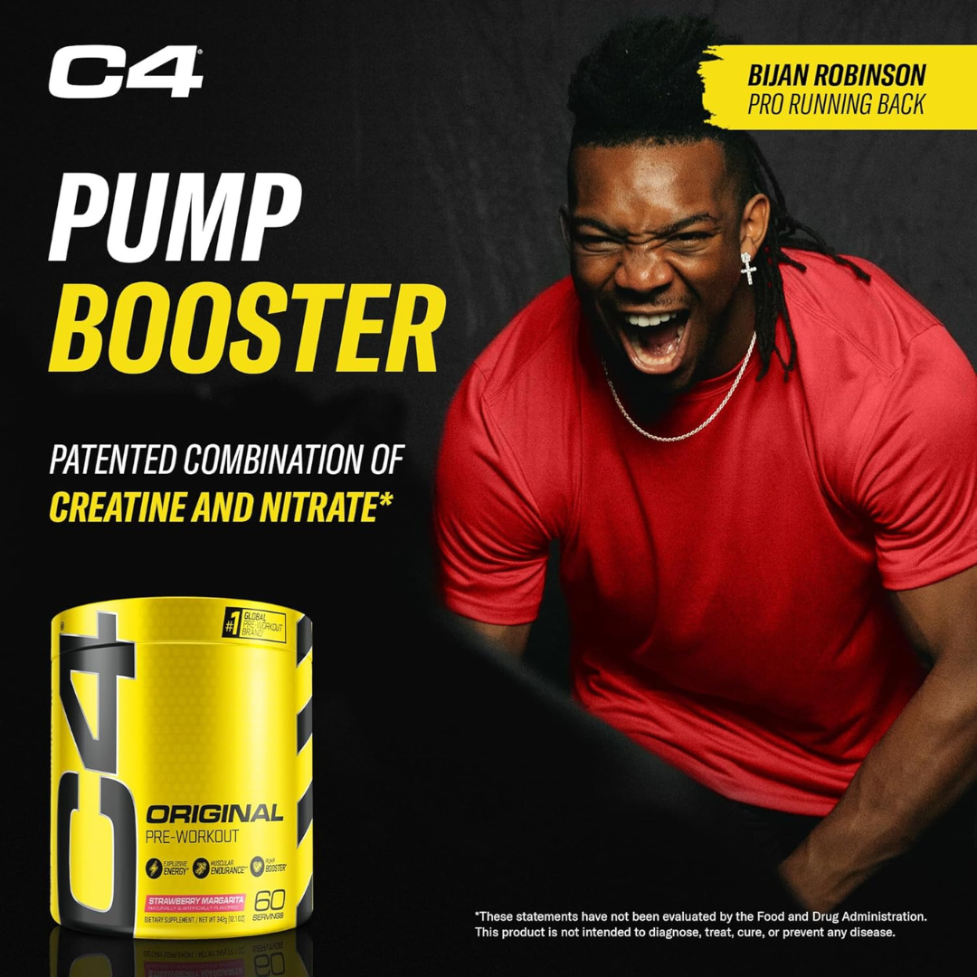 C4 Original Strawberry Margarita Powder 60 Servings
