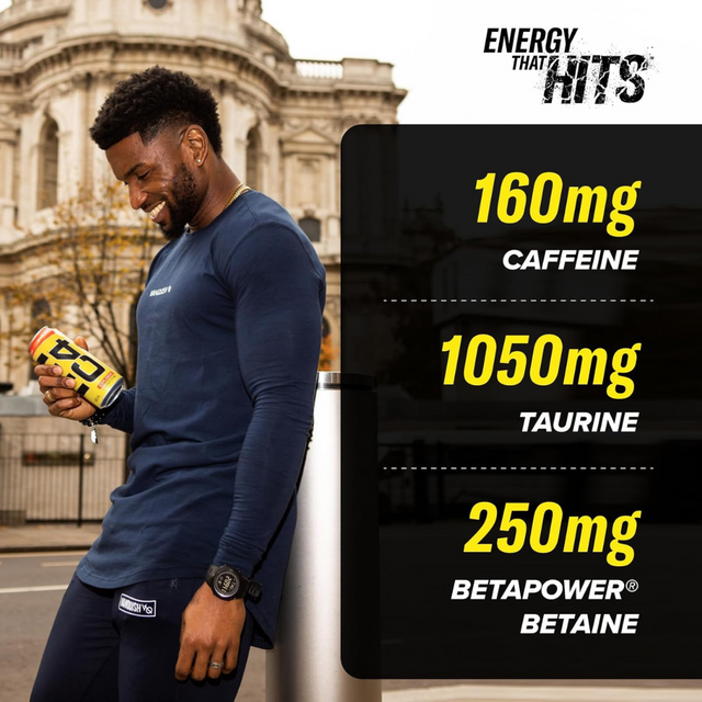 C4 carbonated Drink Energy Pineapple Head Formula - Pack of 12