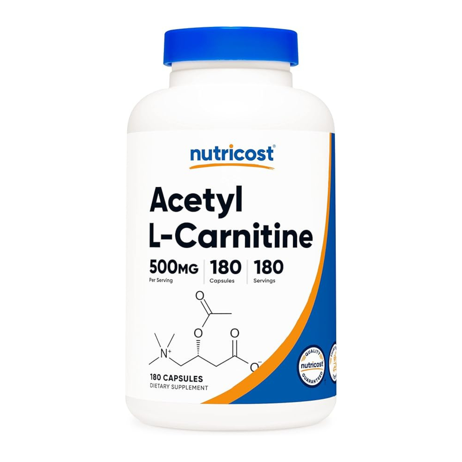 Acetyl L-Carnitine Capsules (500 MG) (180 Capsules)