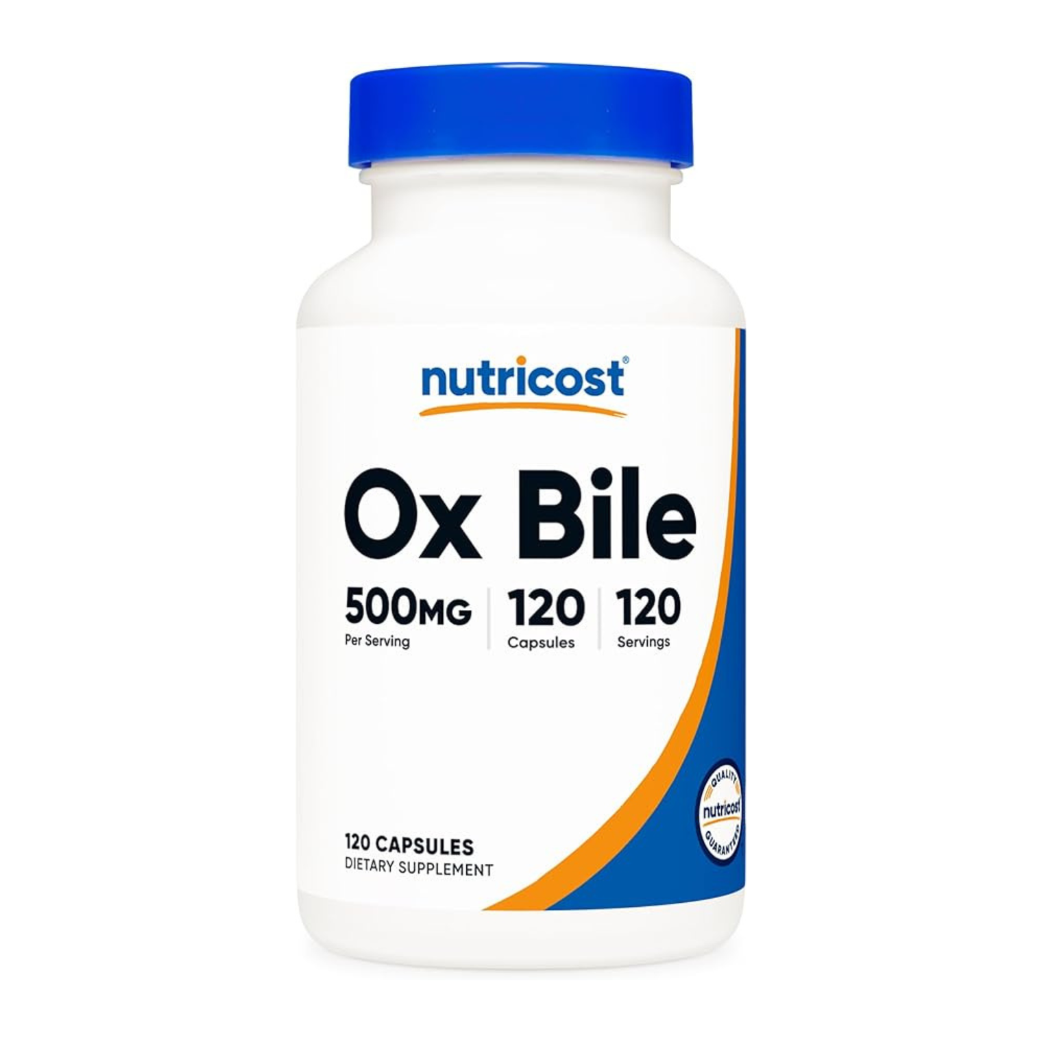 Ox Bile Capsules (500 MG) (120 Capsules)