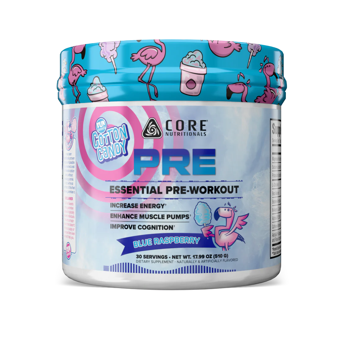 Core Nutritionals PRE WORKOUT Essential PRE Fun Sweets Blue Raspberry®