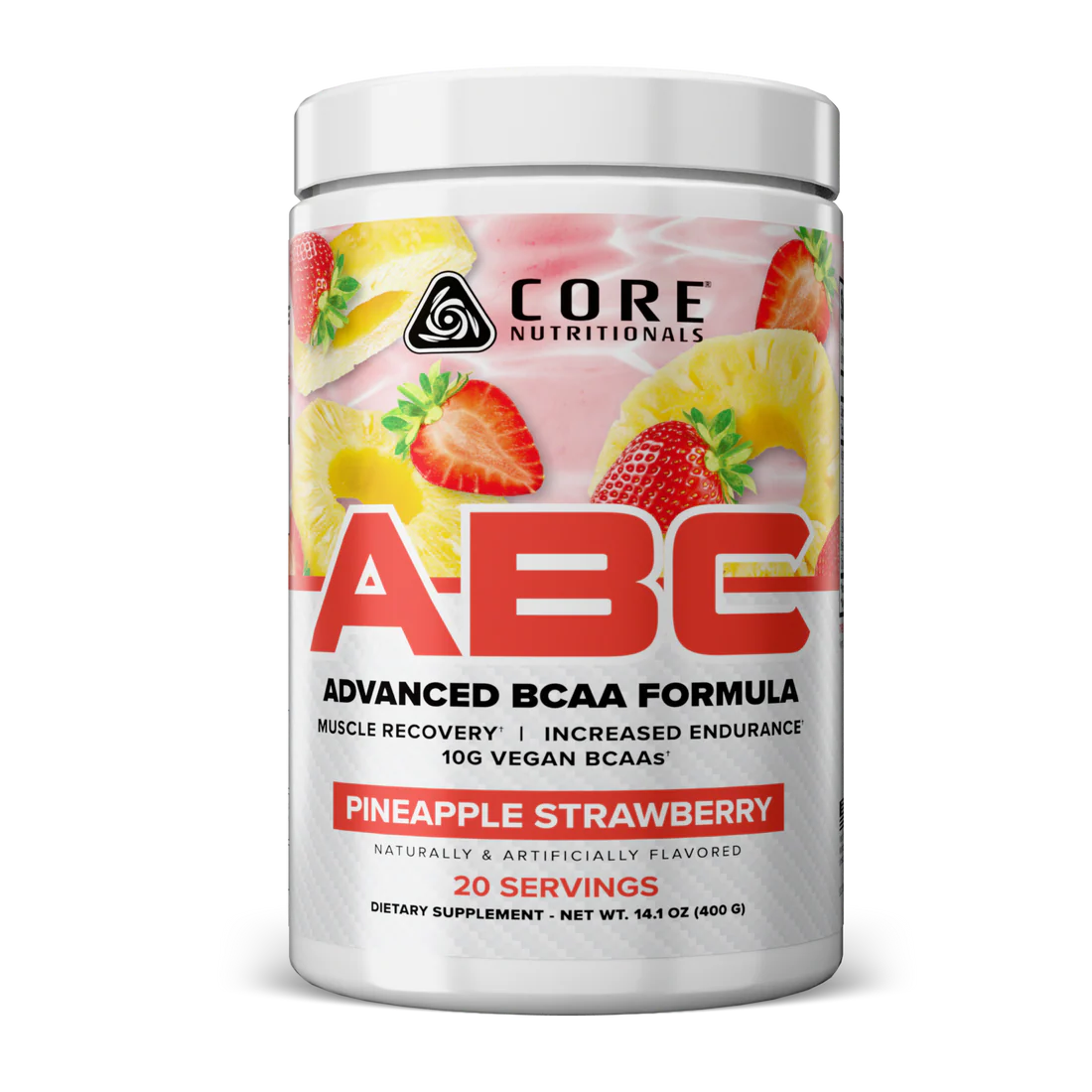 Core Nutritionals AMINOS & HYDRATION ABC White Pineapple Strawberry