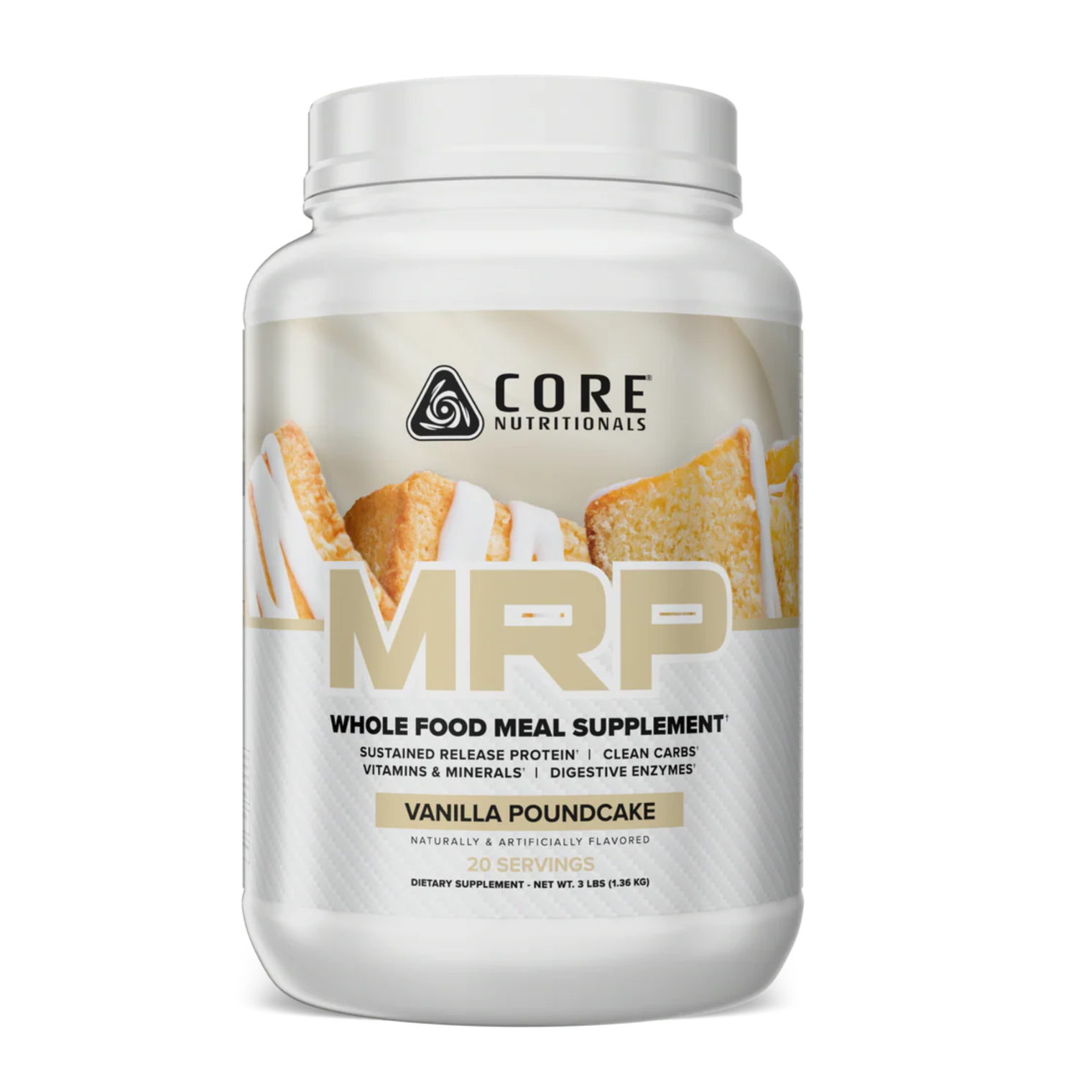 Core Nutritionals PROTIEN MRP 3lb Vanilla Poundcake