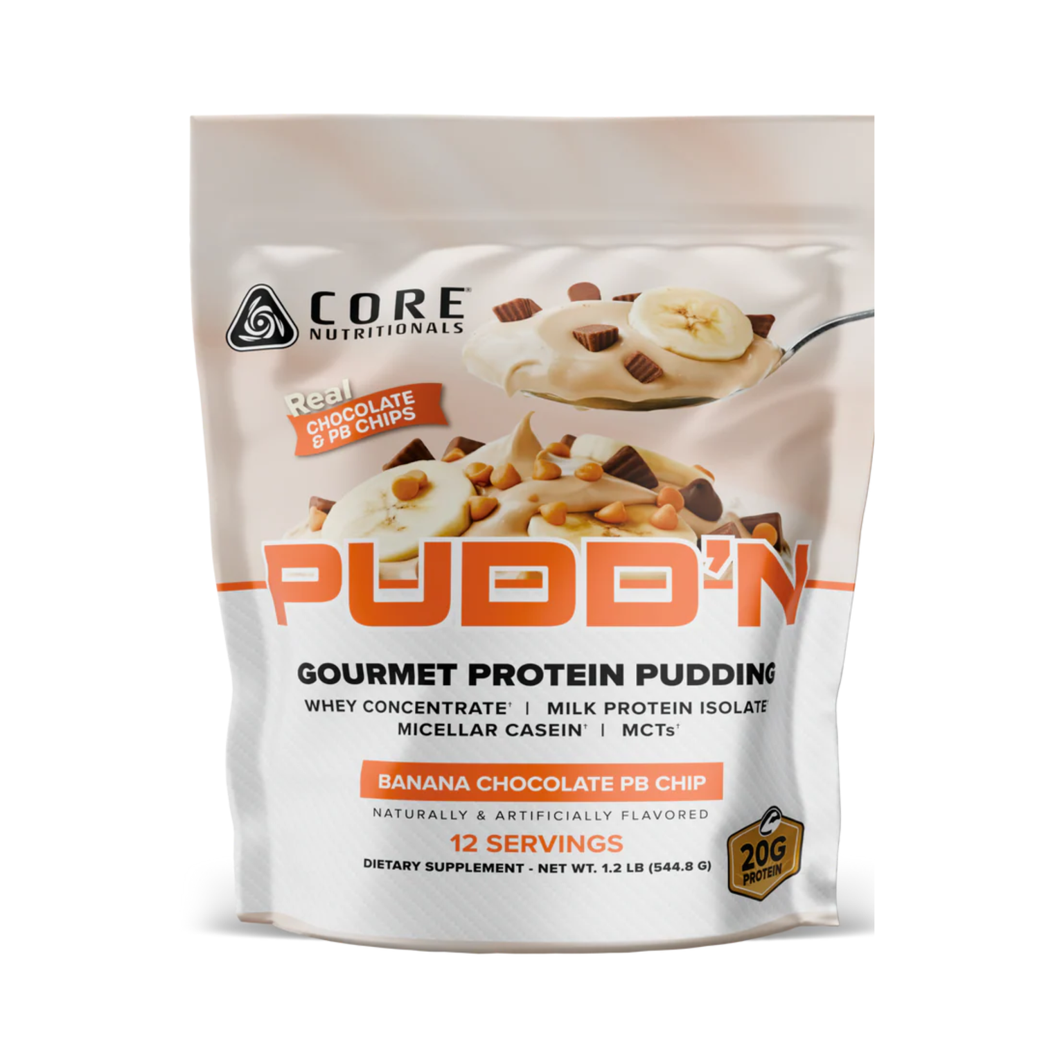 Core Nutritionals PROTIEN PUDD'n 1.2lb Banana Chocolate PB Chip