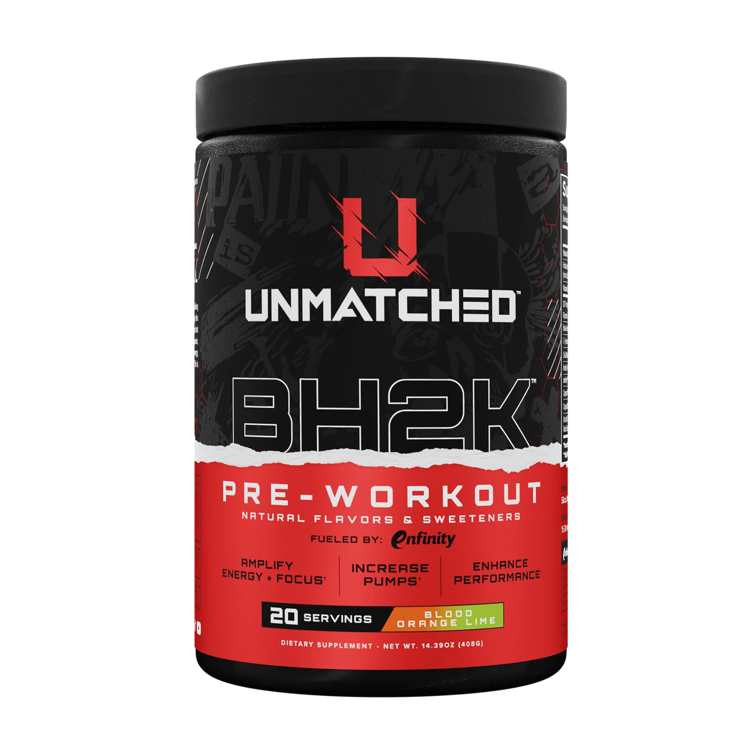 Unmatched BH2K - Blood Orange Lime (20 serving)