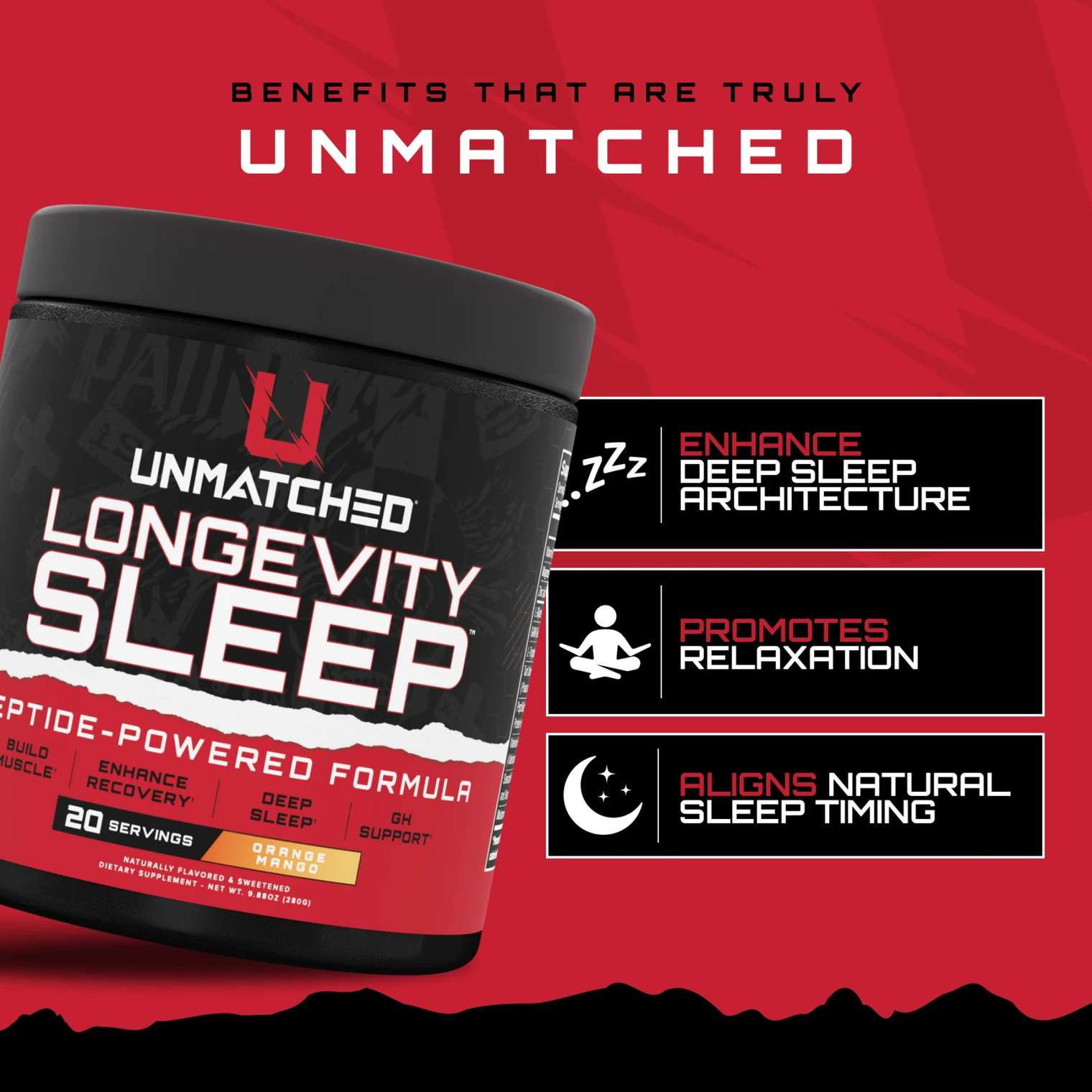 Unmatched Longevity Sleep - Lemon Drop (20 servings)