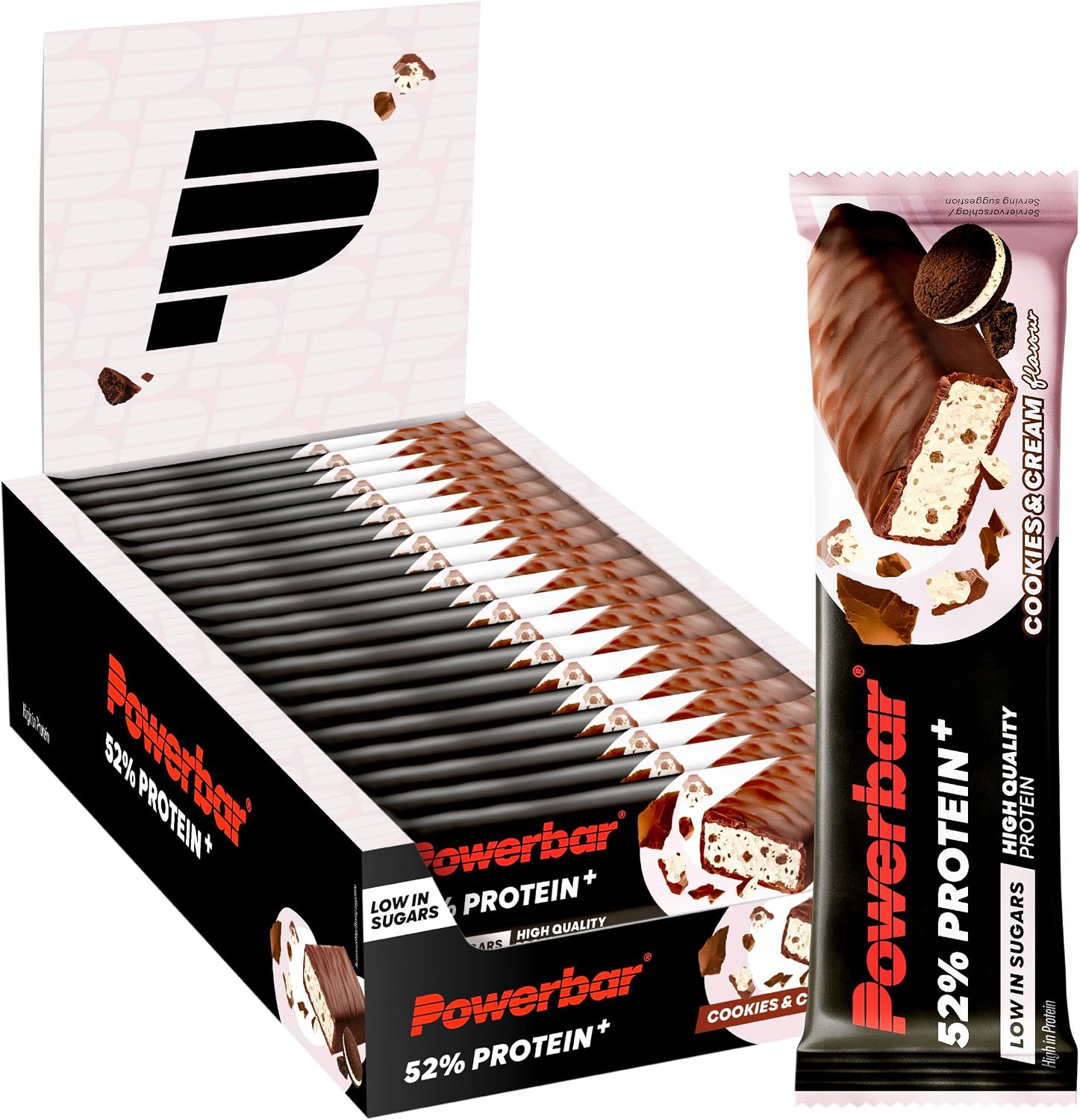 PowerBar ProteinPlus 52% Cookies & Cream Protein Bar - 50g