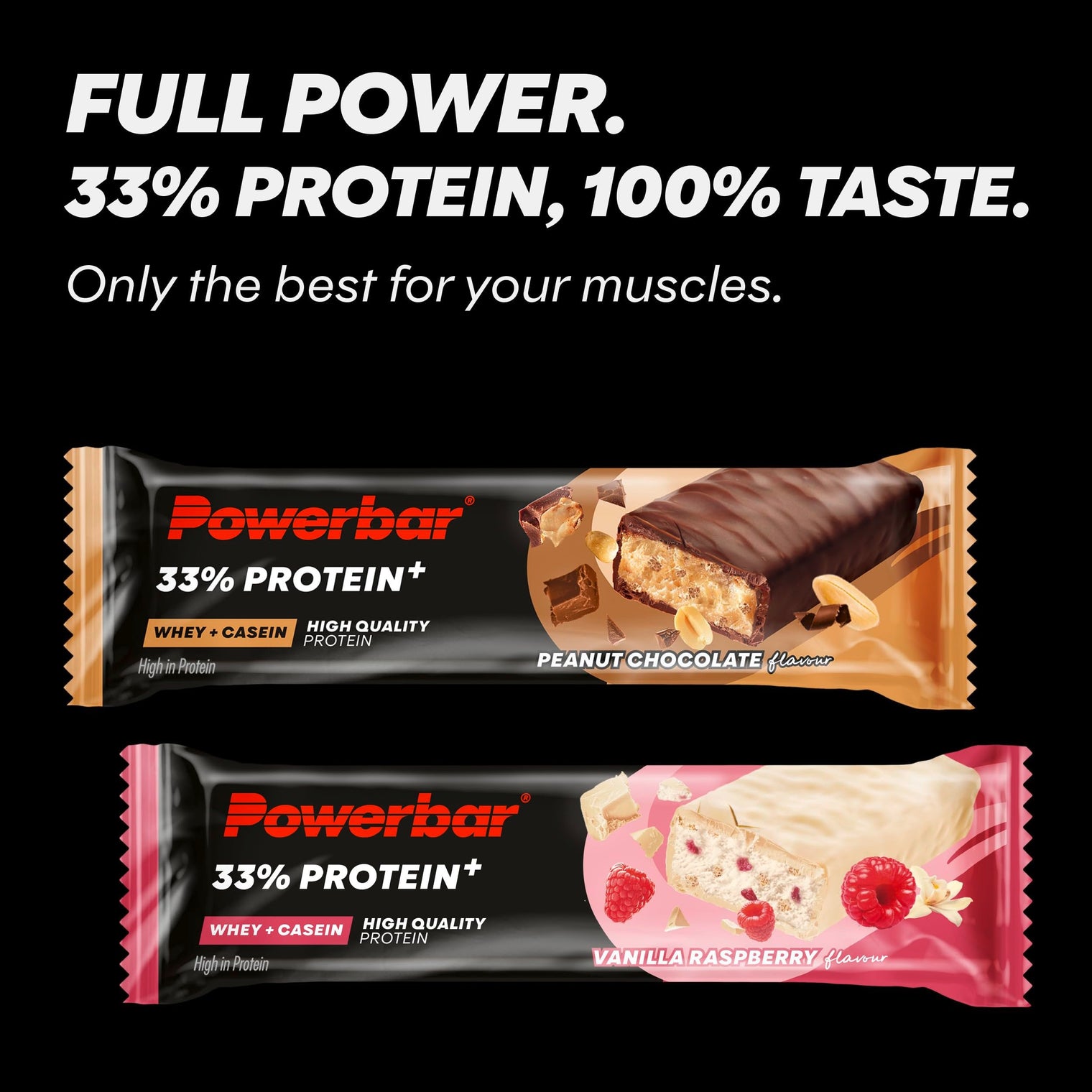 PowerBar ProteinPlus 33% Peanut Chocolate Protein Bar – 90g