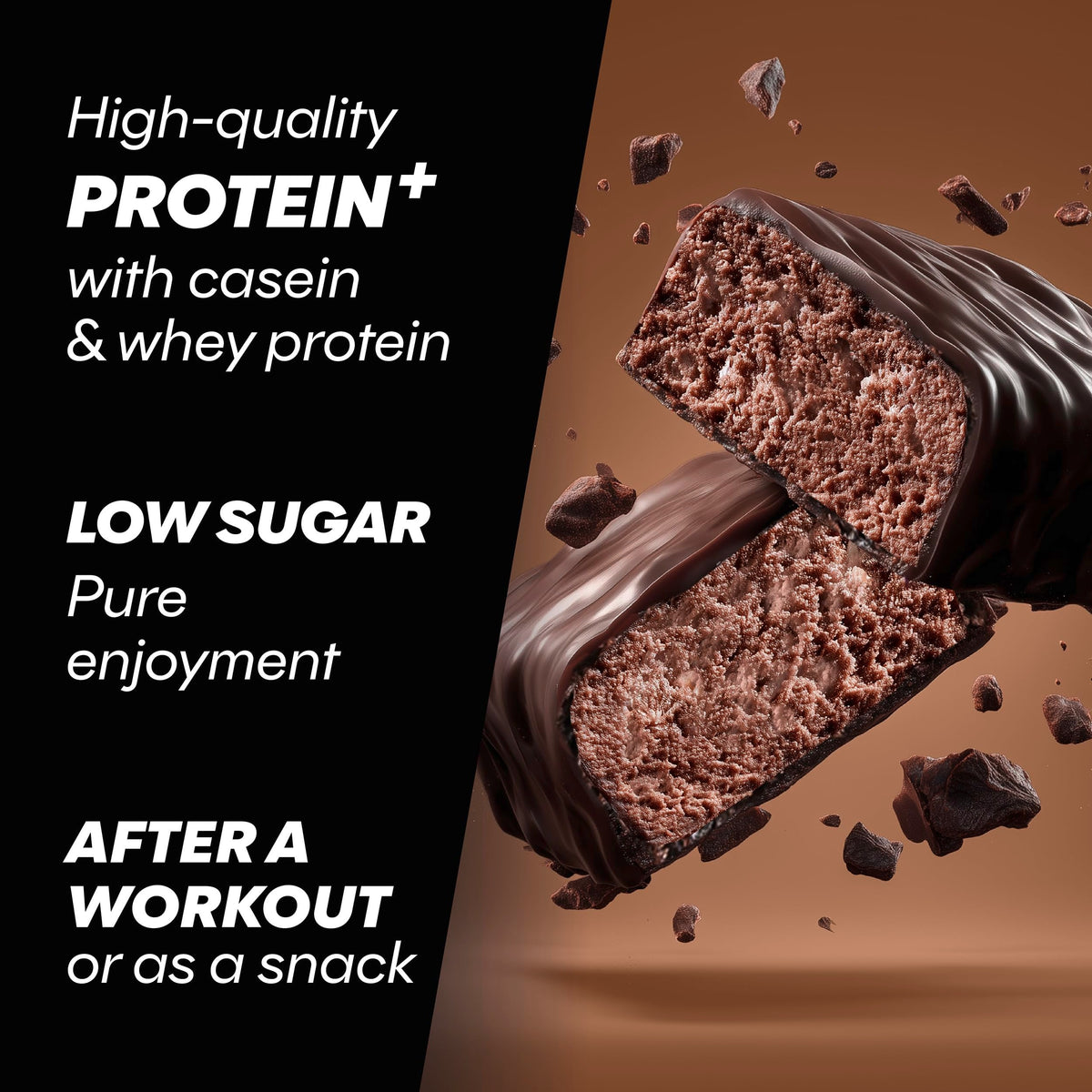 PowerBar Protein Plus Low Sugar Chocolate Brownie Protein Bar – 35g