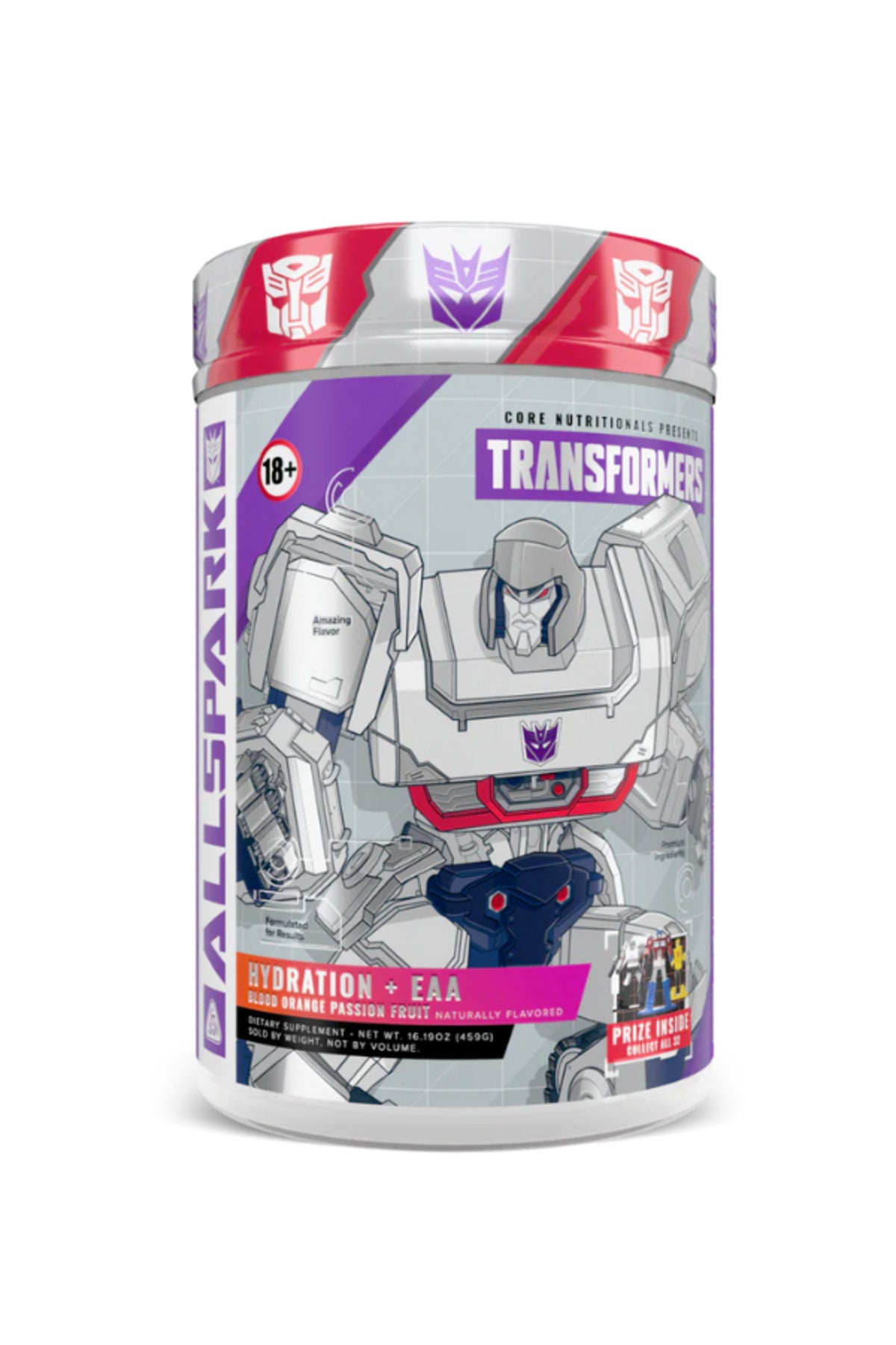 Core Nutritionals AMINOS & HYDRATION TRANSFORMERS ALLSPARK (EAA + Hydration) Blood Orange Passionfruit (Megatron)