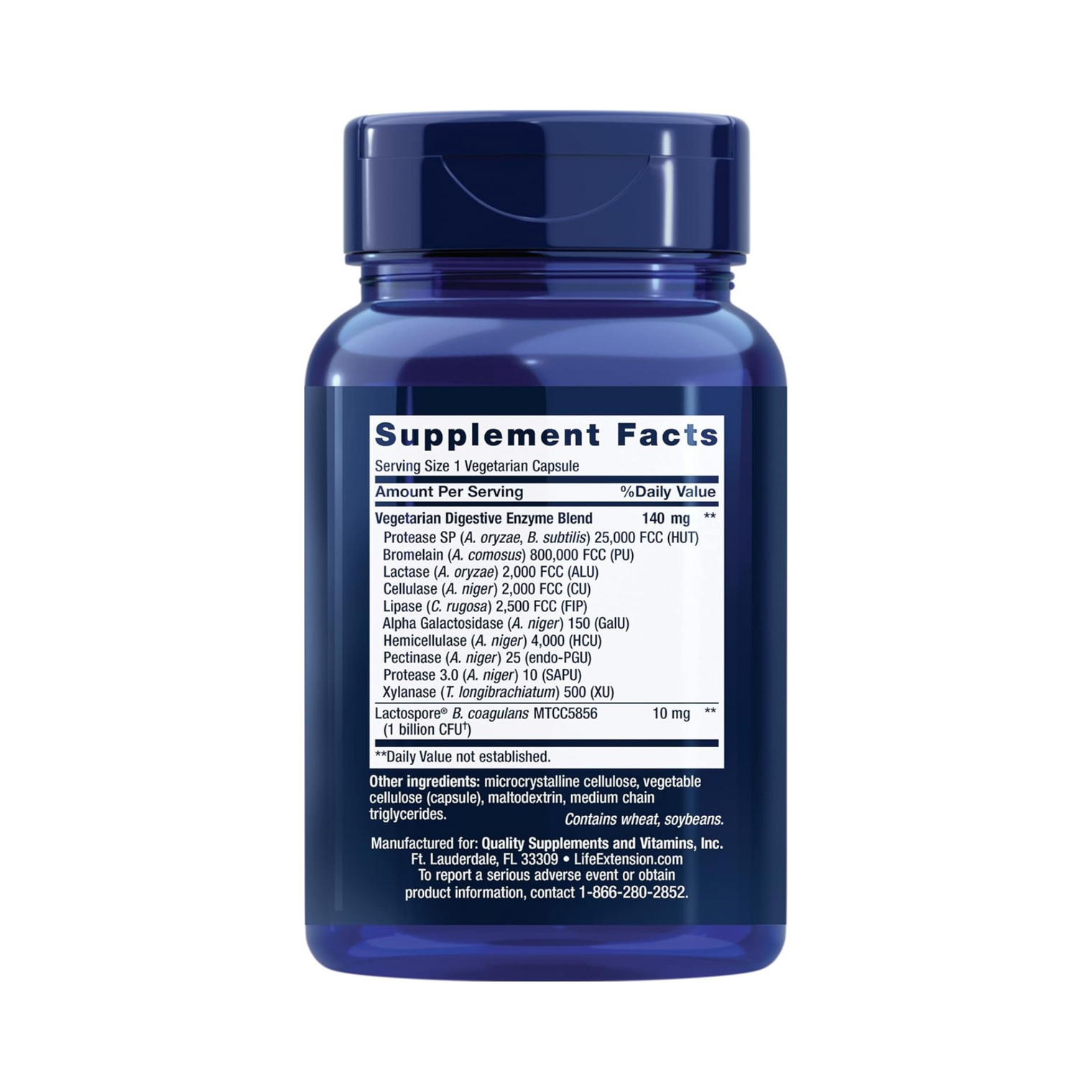 Life Extension-Enhanced Super Digestive Enzymes, 60 veg caps