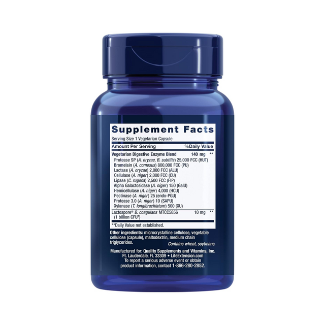 Life Extension-Enhanced Super Digestive Enzymes, 60 veg caps