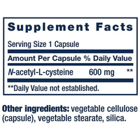 Life Extension-N-Acetyl-L-Cysteine, 600 mg, 60 capsules