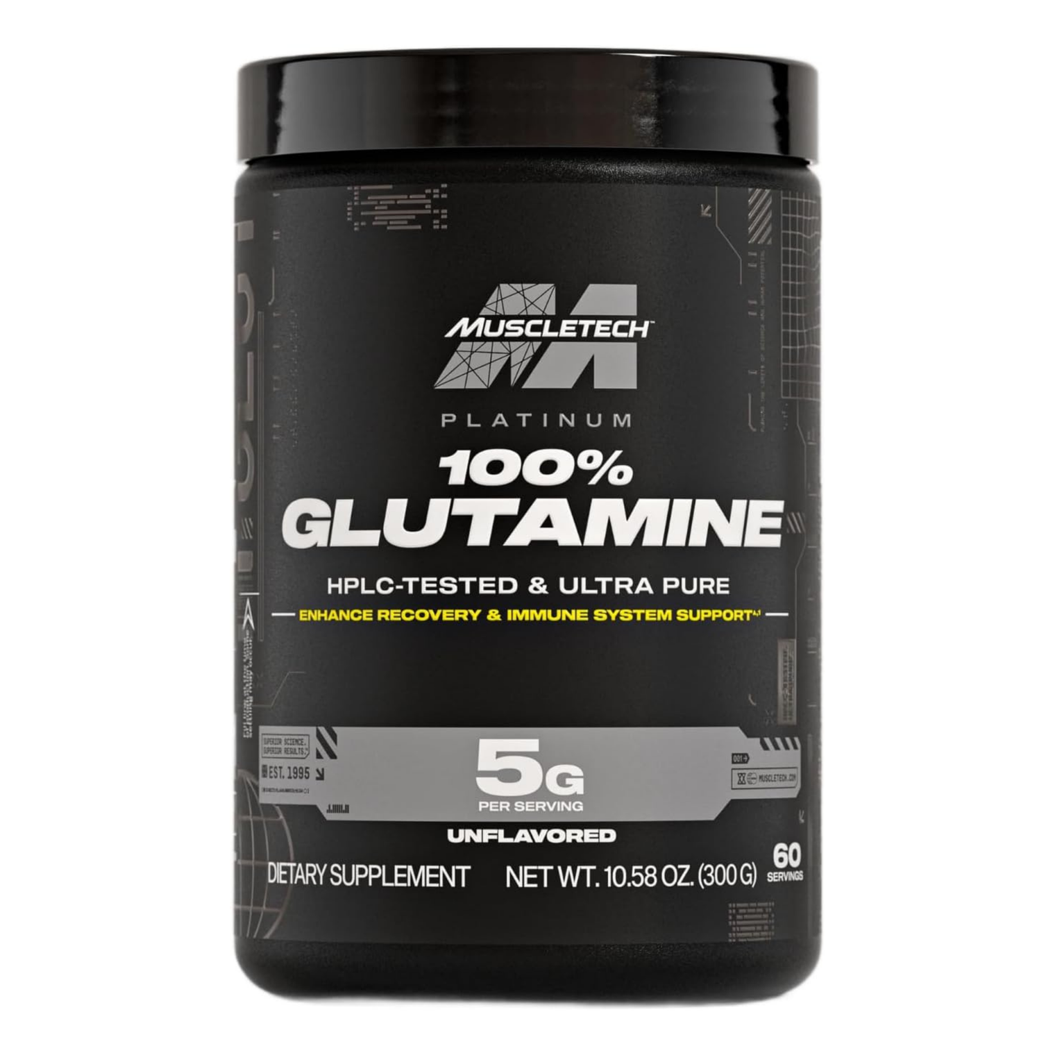 MuscleTech 100% Glutamine 300g US (RB)