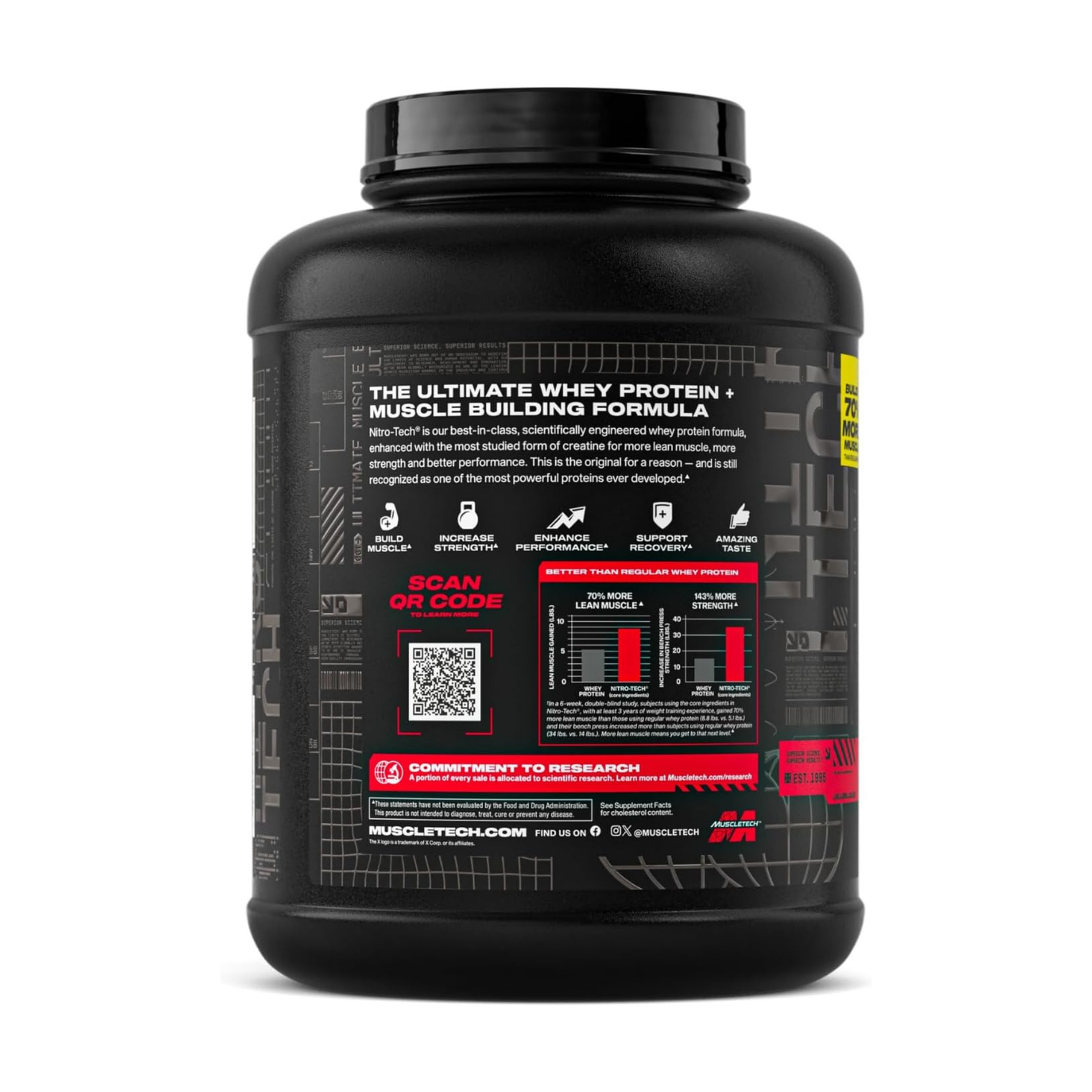 MuscleTech Nitro Tech Strawberry 4lbs