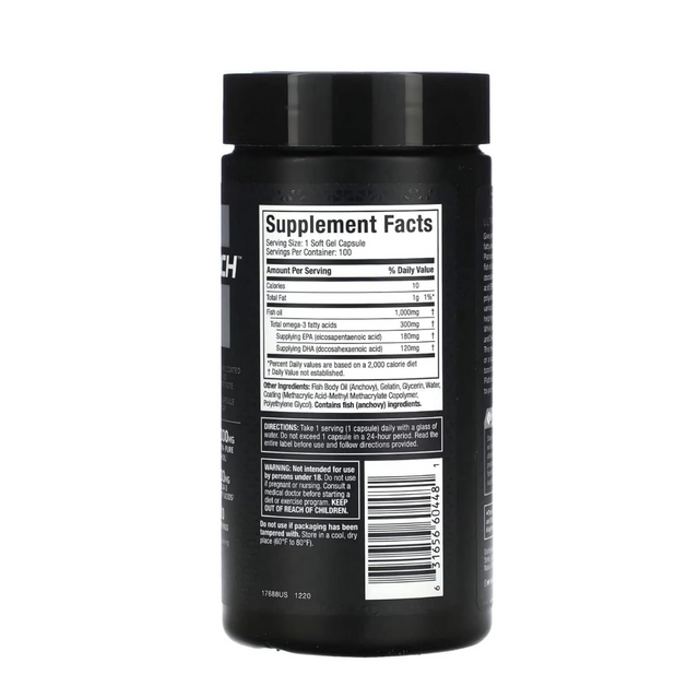 MuscleTech Platinum 100% Omega Fish Oil - 100ct