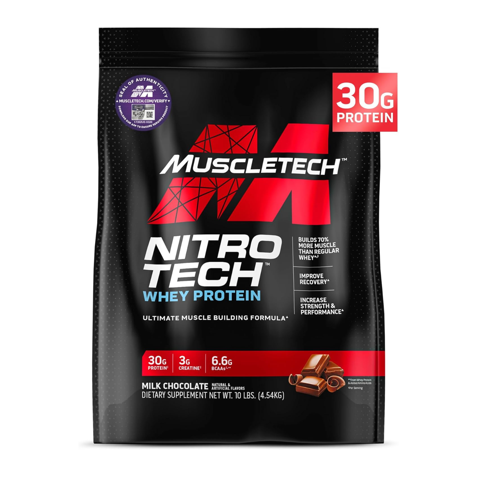 McleTech Nitro Tech Milk Chocolate 10lbs