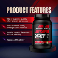 MuscleTech Nitro Tech Ripped French Vanilla Bean 2lbs