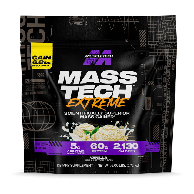 MuscleTech Mass Tech Extreme 2000 Vanilla Milkshake 6lbs