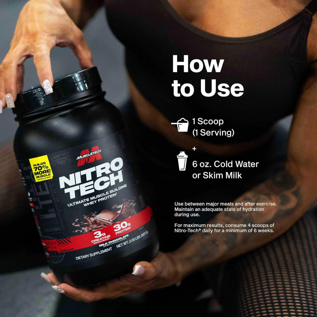 MuscleTech Nitro Tech Milk Chocolate 2.0lbs