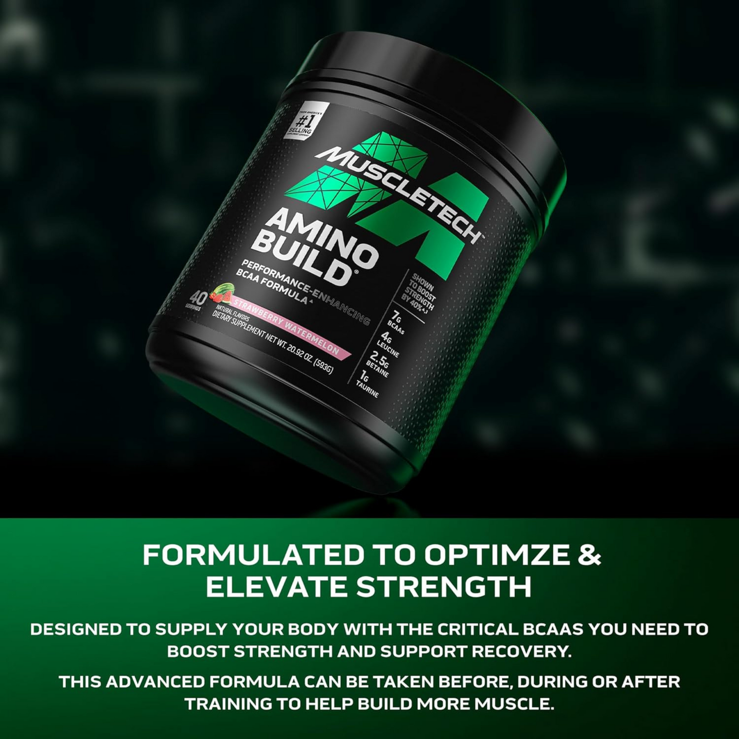 MuscleTech Amino Build 40 servings Strawberry Watermelon
