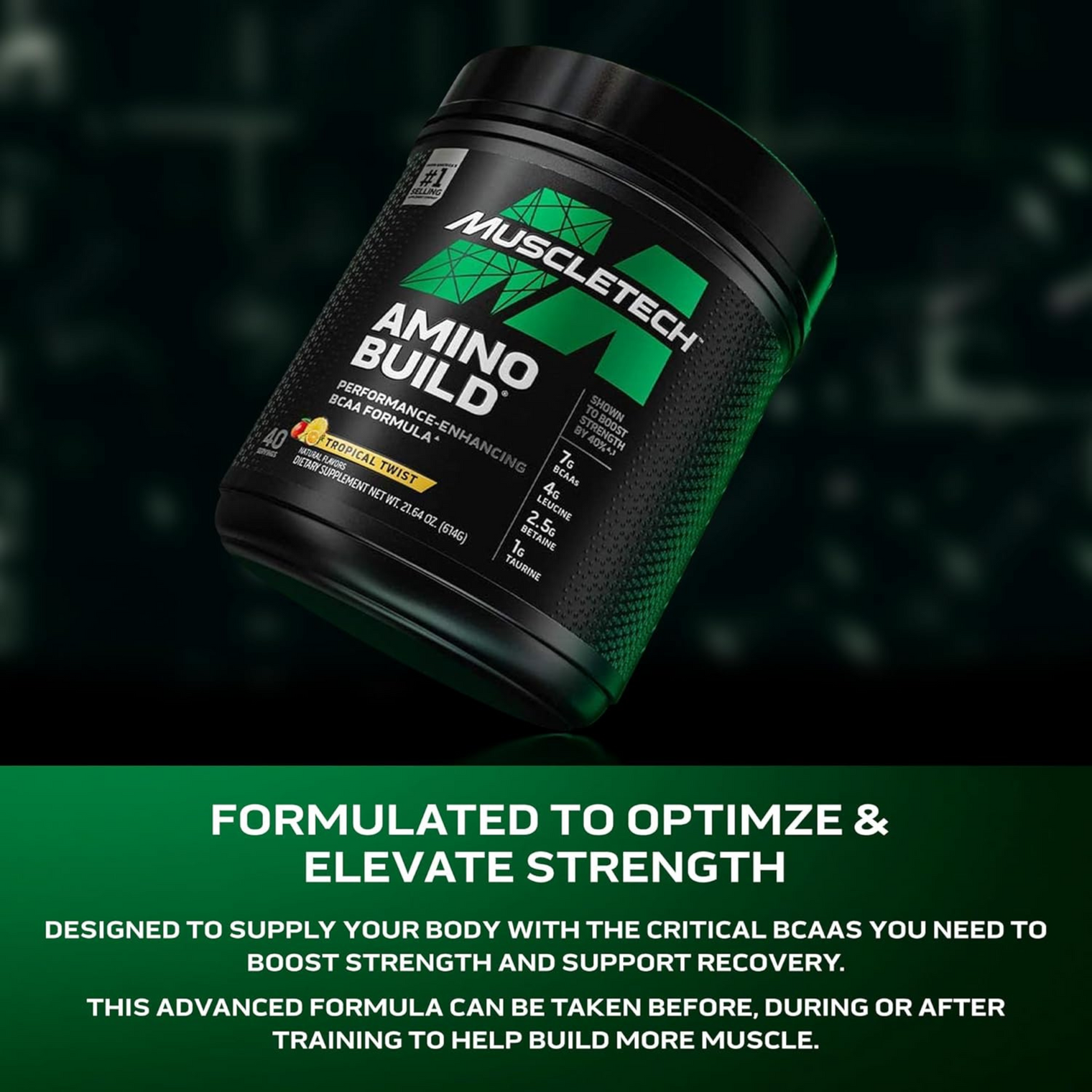 MuscleTech Amino Build Tropical Twist - 40 servings